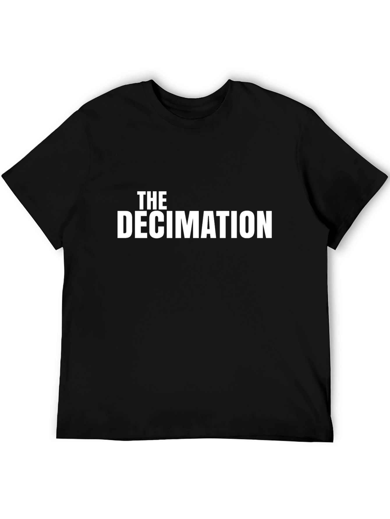 Black The Decimation Graphic T-Shirt - Bold Statement Tee view 5