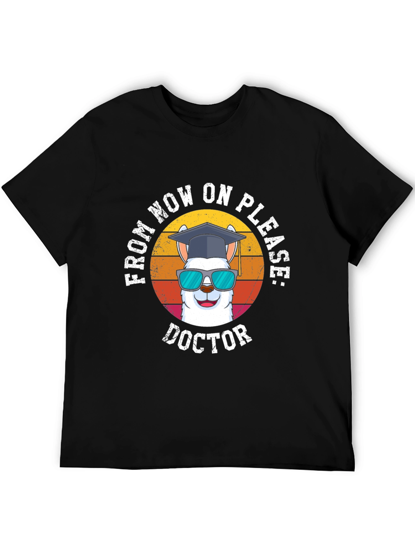 Doctor Llama T-Shirt Funny Graduation Gift - 5