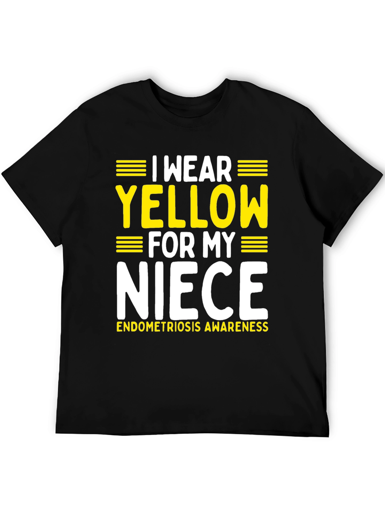I Wear Yellow For My Niece Awareness T-Shirt - 5