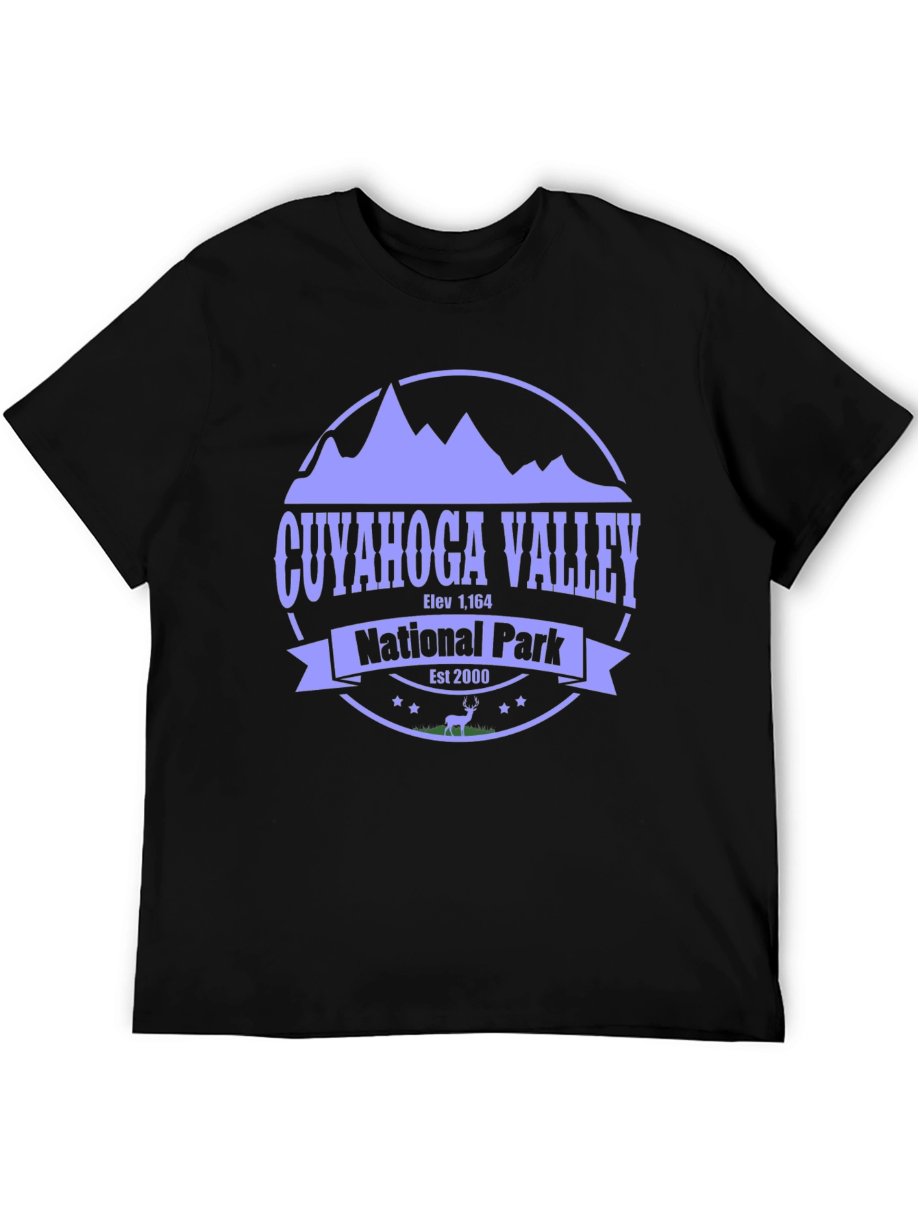 Black Cuyahoga Valley National Park T-Shirt view 5