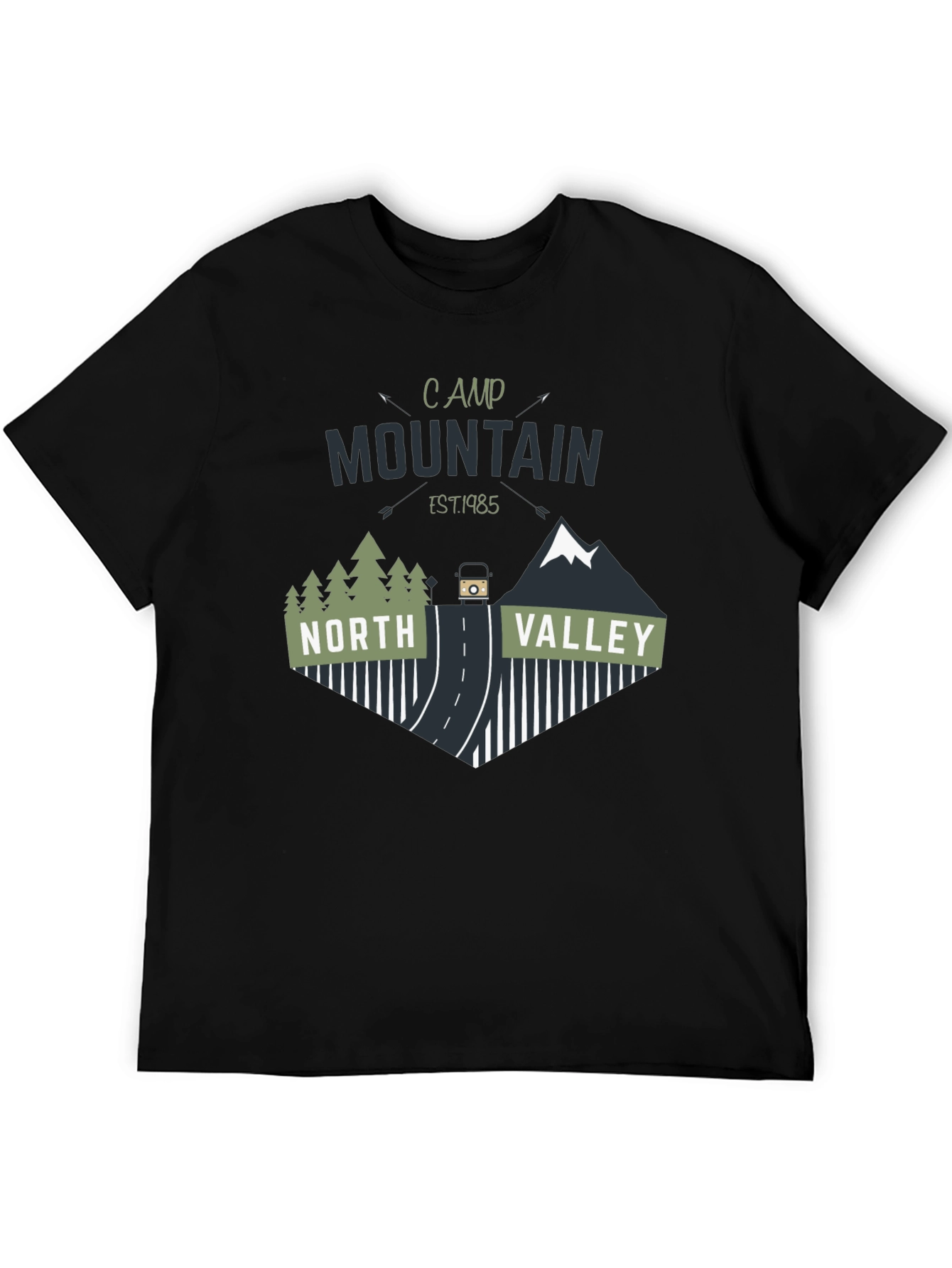 Black Camp Mountain North Valley T-Shirt view 5
