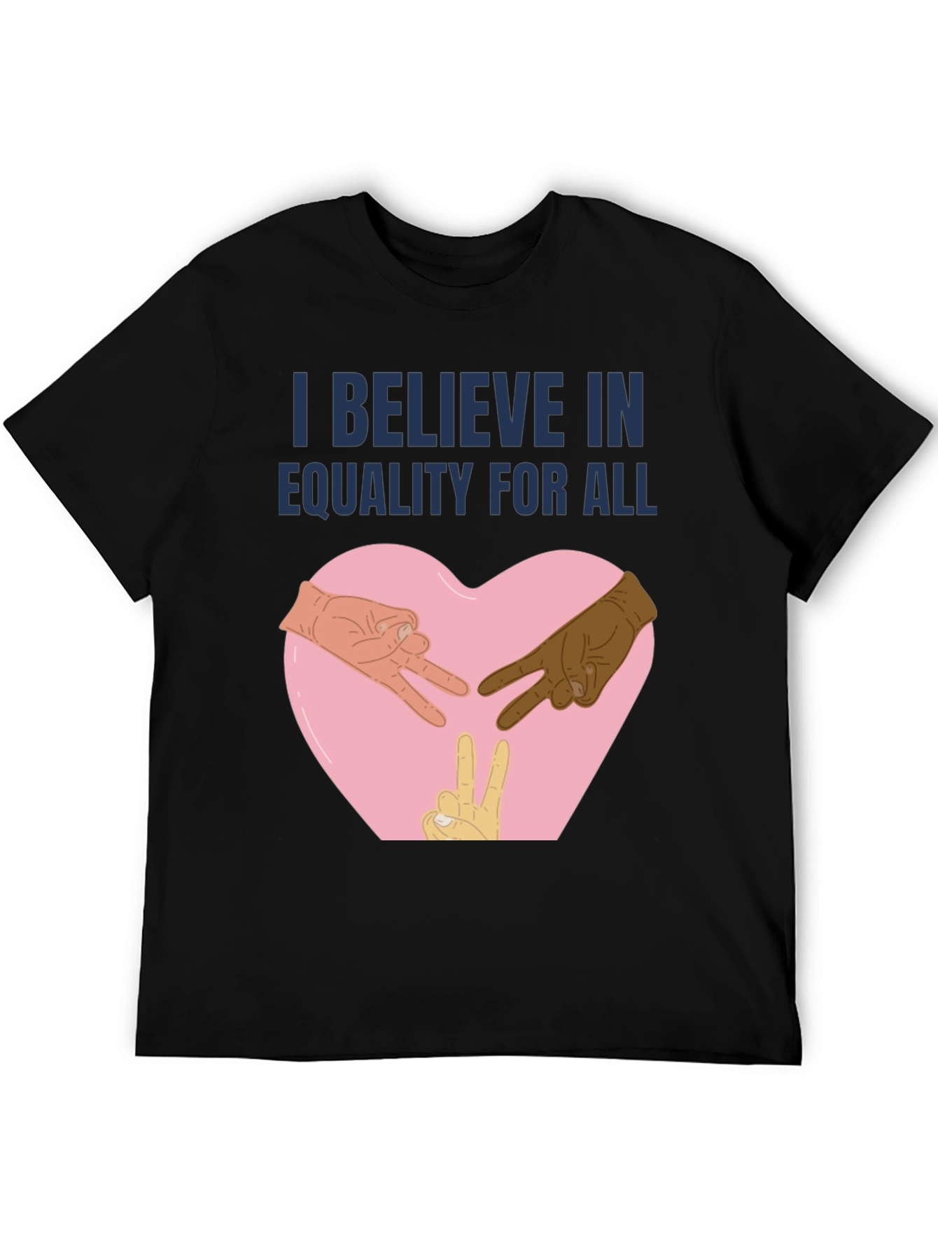 Black Equality for All T-Shirt view 5