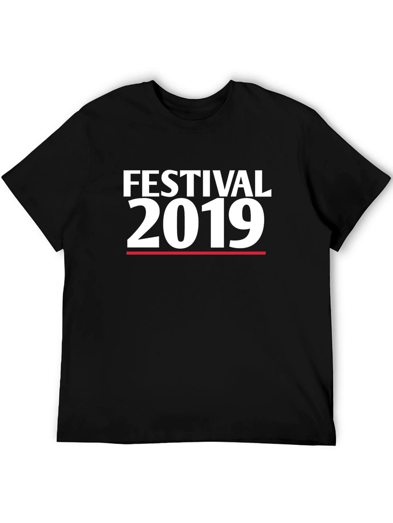 Black Festival 2019 T-Shirt - Black Cotton Blend view 5