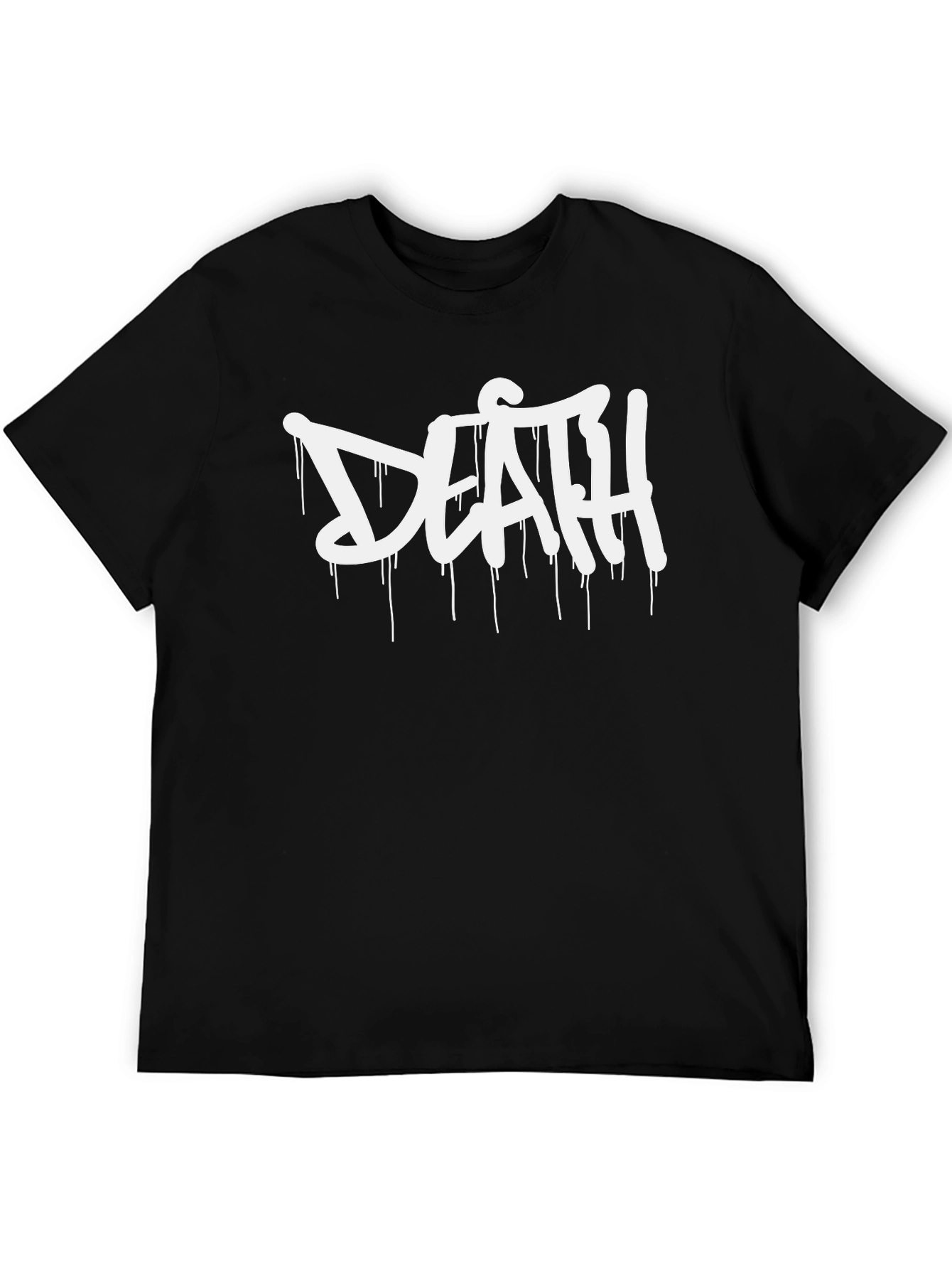 Black Black "Death" Graphic Tee view 5