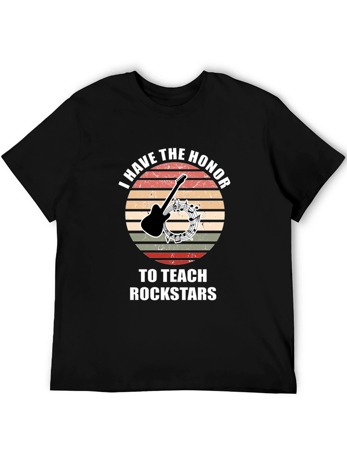 Black I Have The Honor To Teach Rockstars T-Shirt view 5