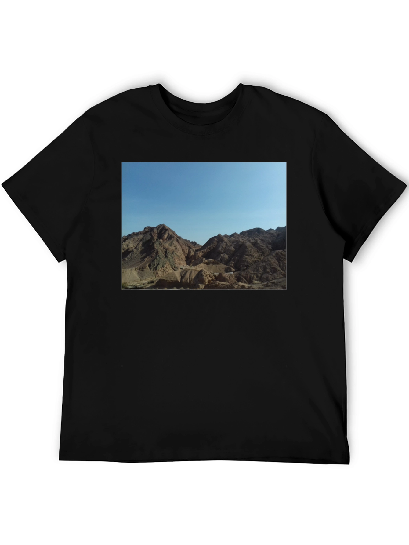 Black Mountain Vista Graphic Tee - Unisex Black T-Shirt view 5