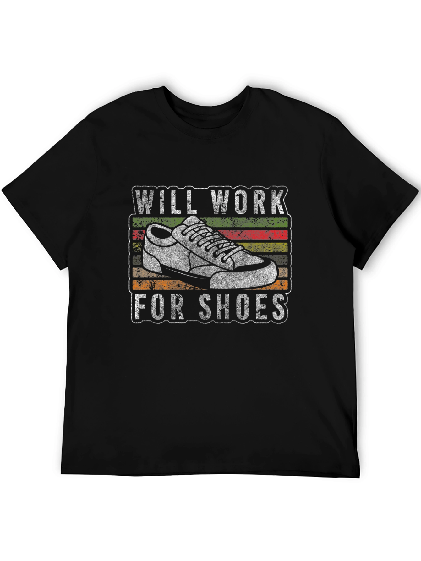 Black Will Work For Shoes T-Shirt | Casual Style view 5