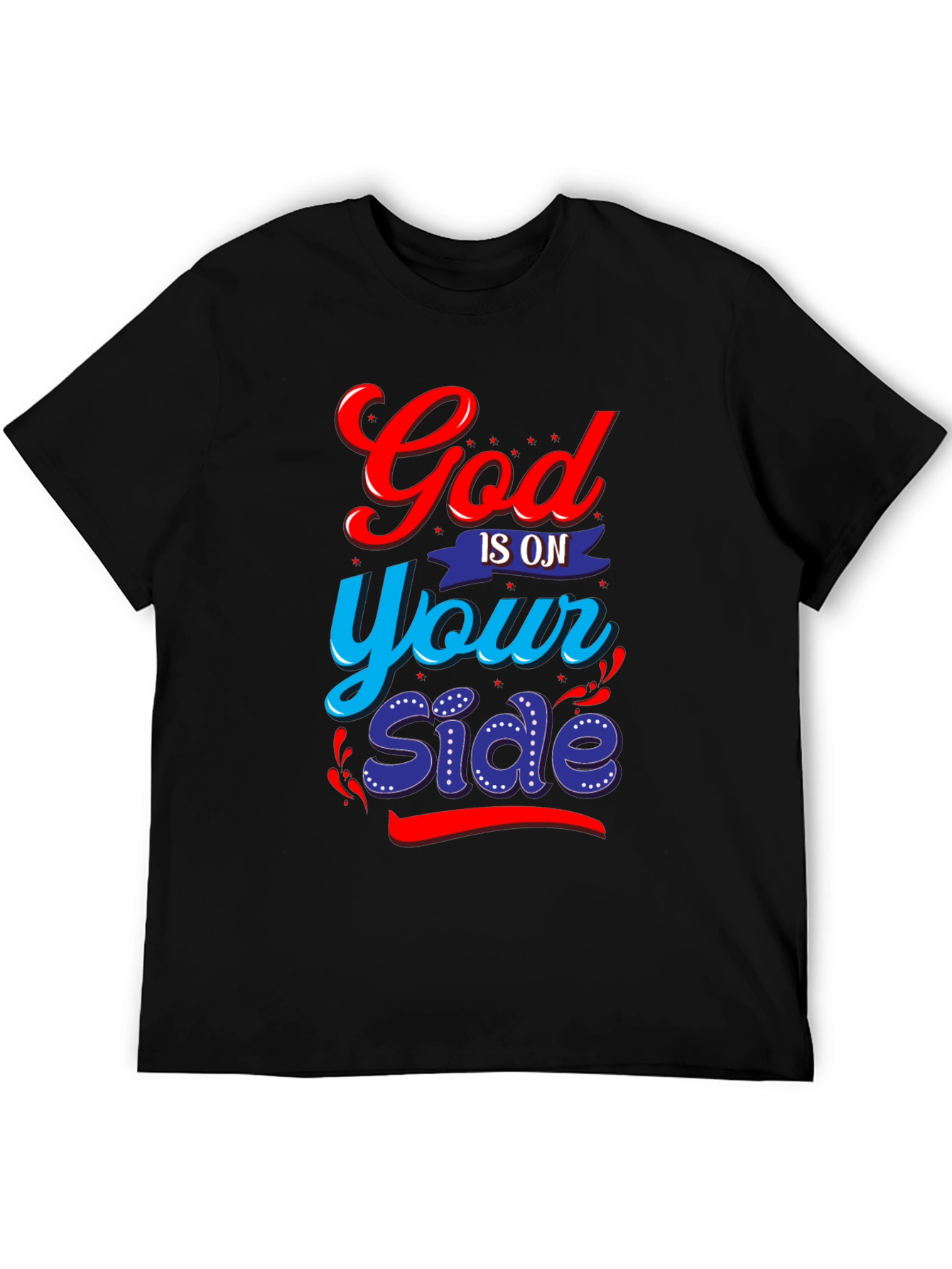 Black God Is On Your Side Graphic Tee view 5