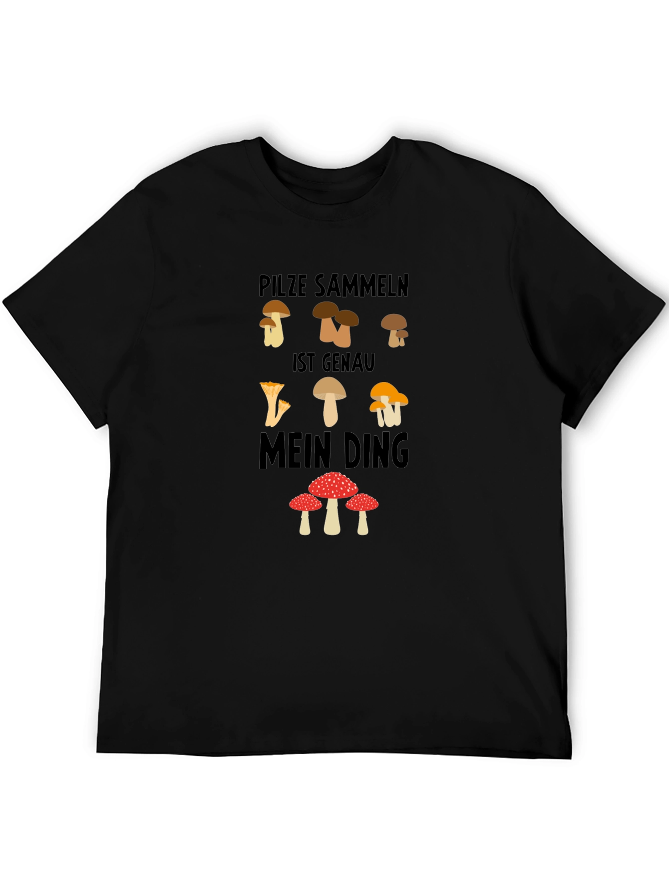 Pilze Sammeln Mushroom Graphic Tee - 5