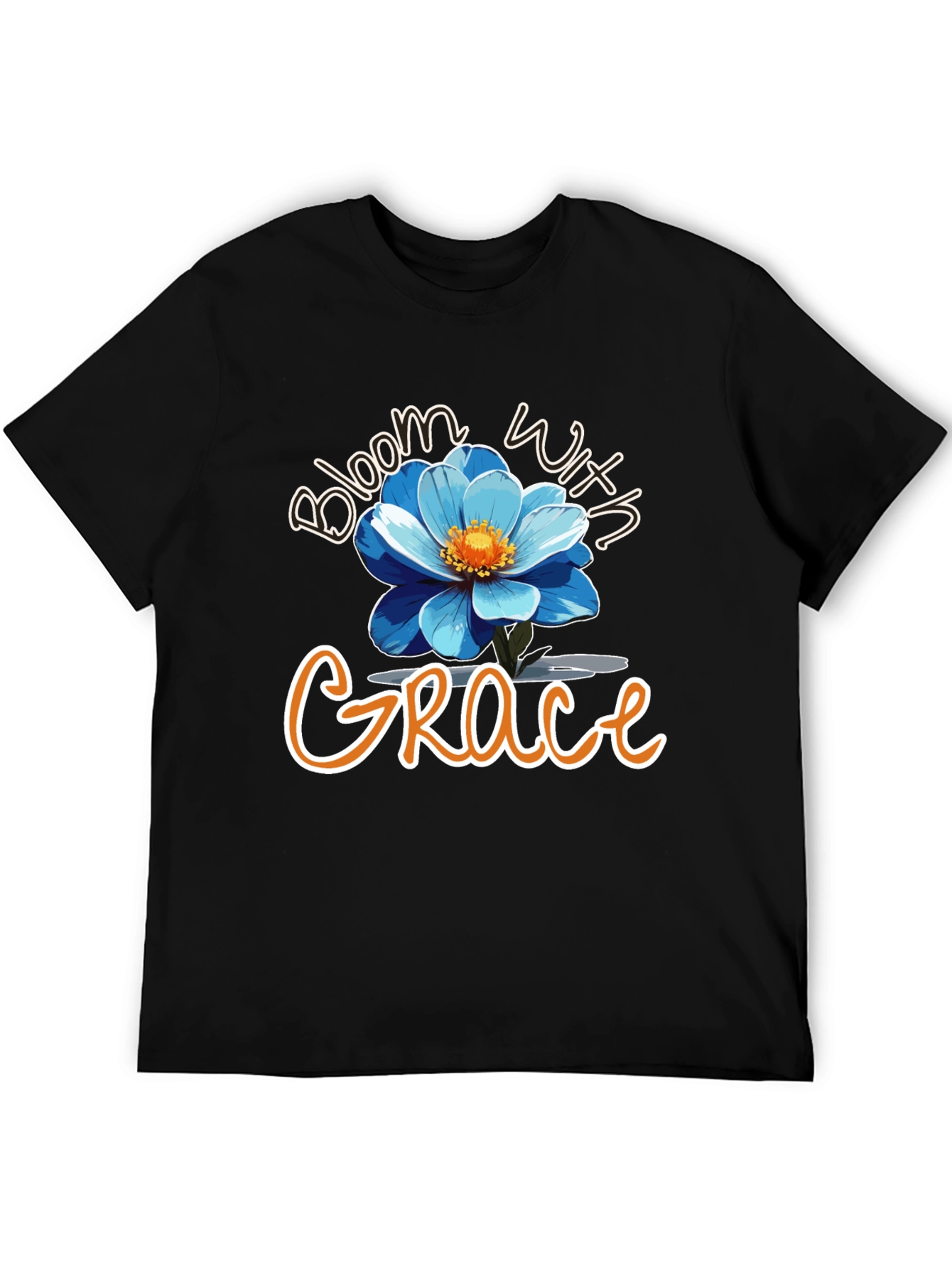 Black Bloom with Grace Graphic Tee view 5
