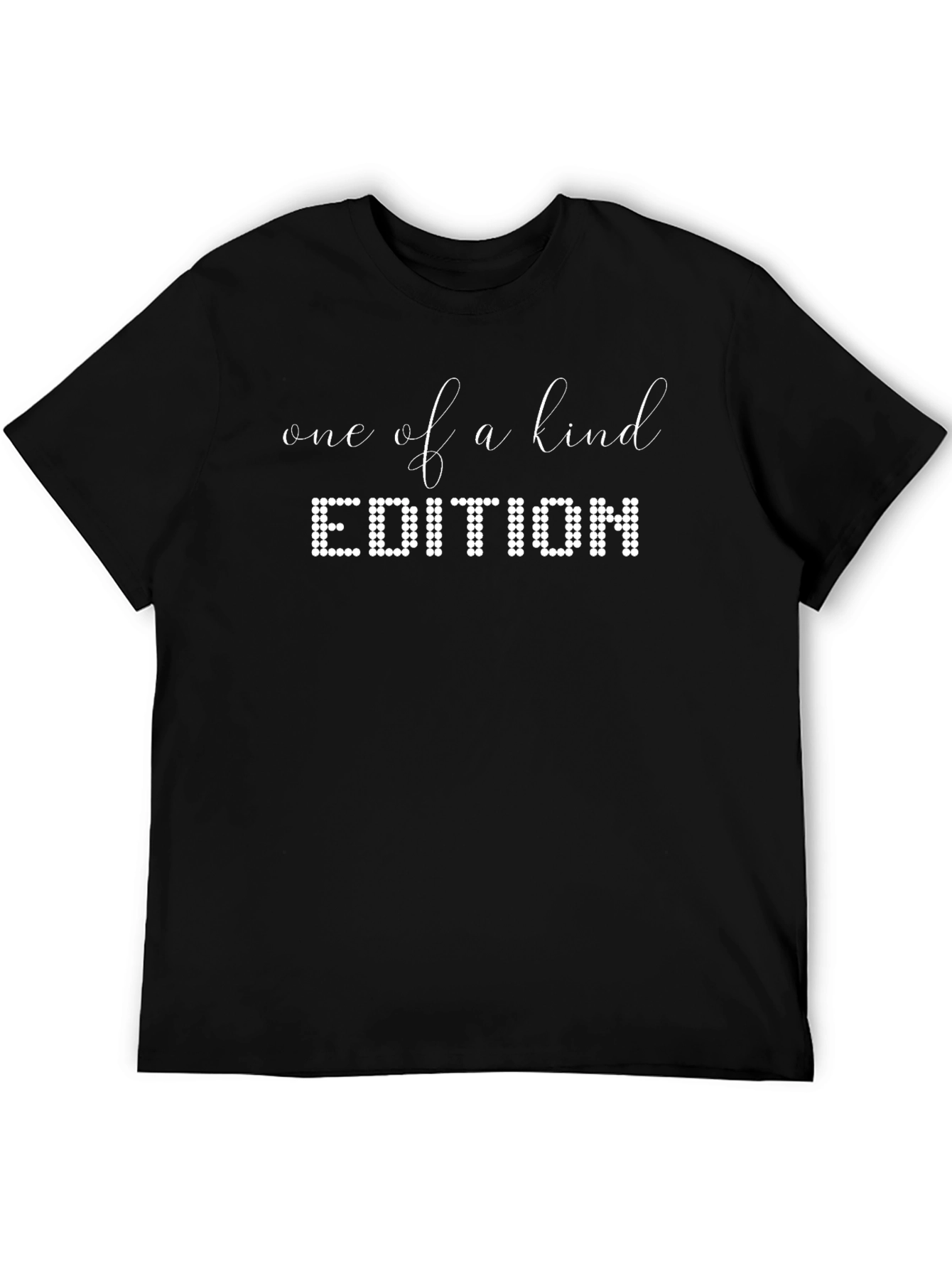 Black One of a Kind Edition Black T-Shirt view 5