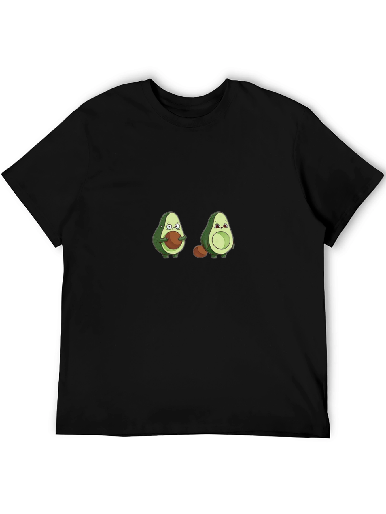 Black Avocado Love Funny T-Shirt view 5