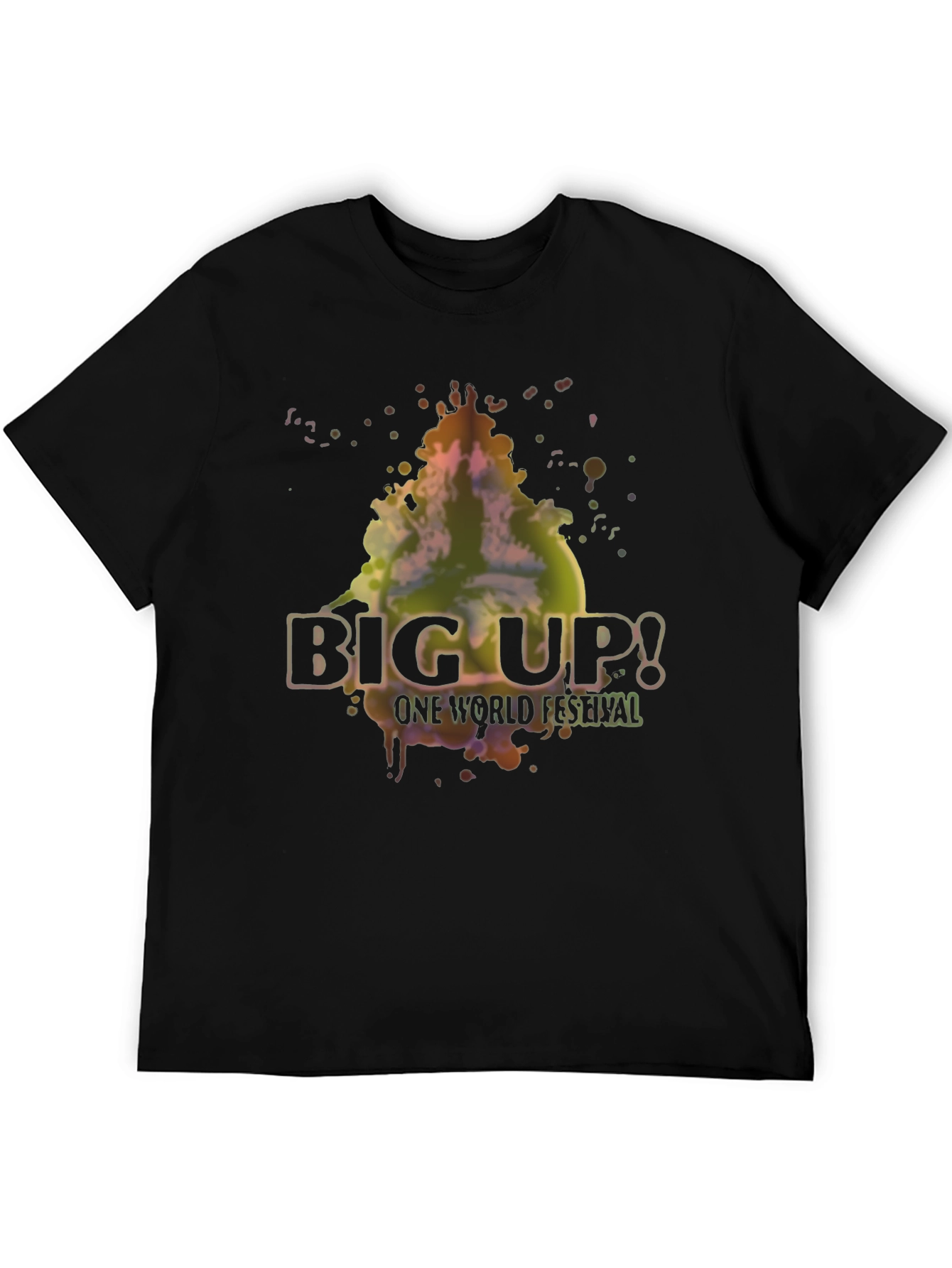 Black Big Up! One World Festival Graphic T-Shirt view 5