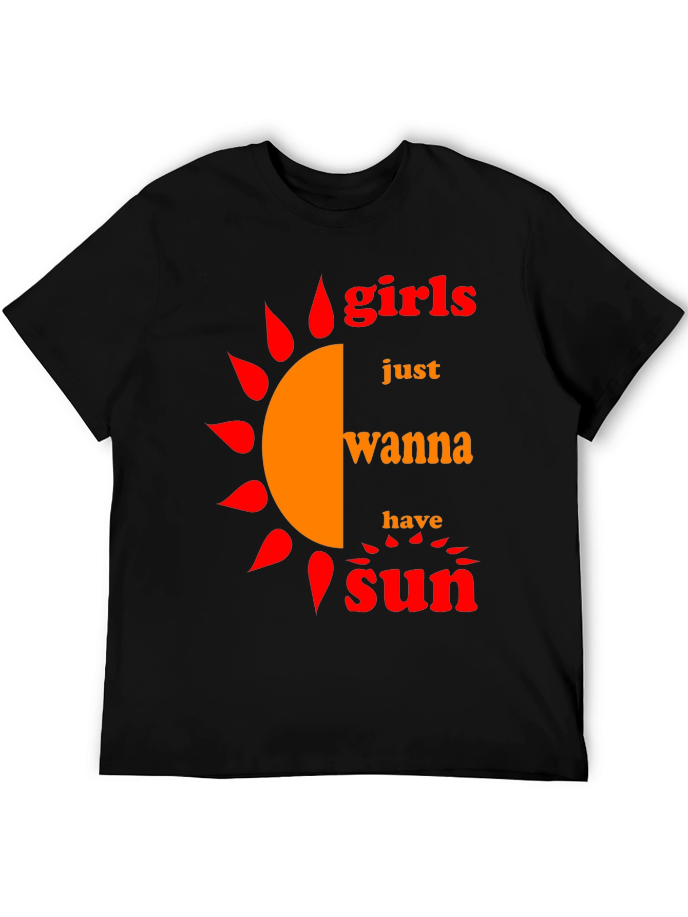 Black Girls Just Wanna Have Sun T-Shirt - Summer Vibes view 5