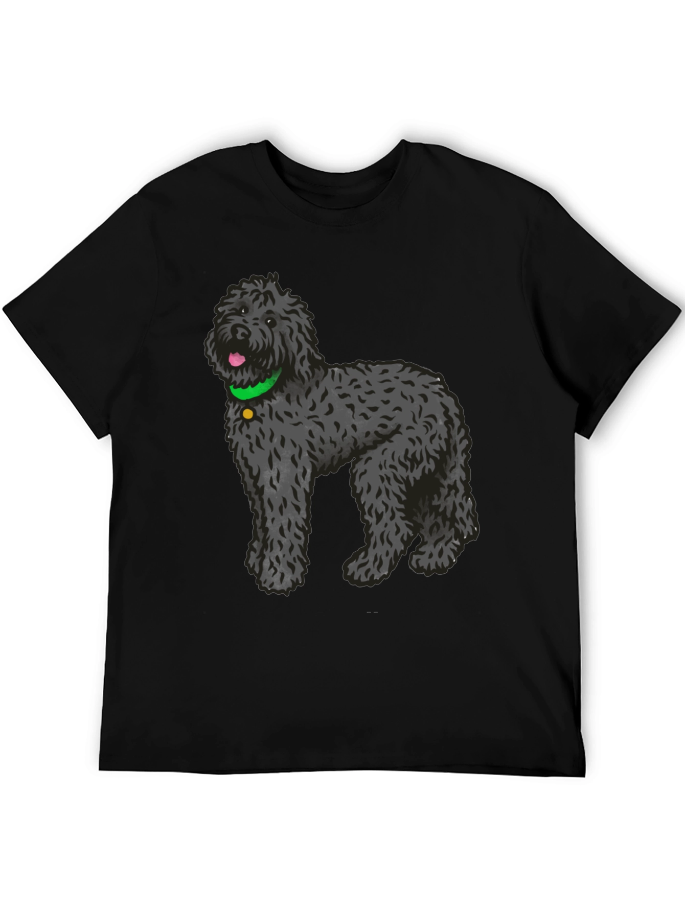 Black Dog Lover Tee - Black Portuguese Water Dog Graphic T-Shirt view 5