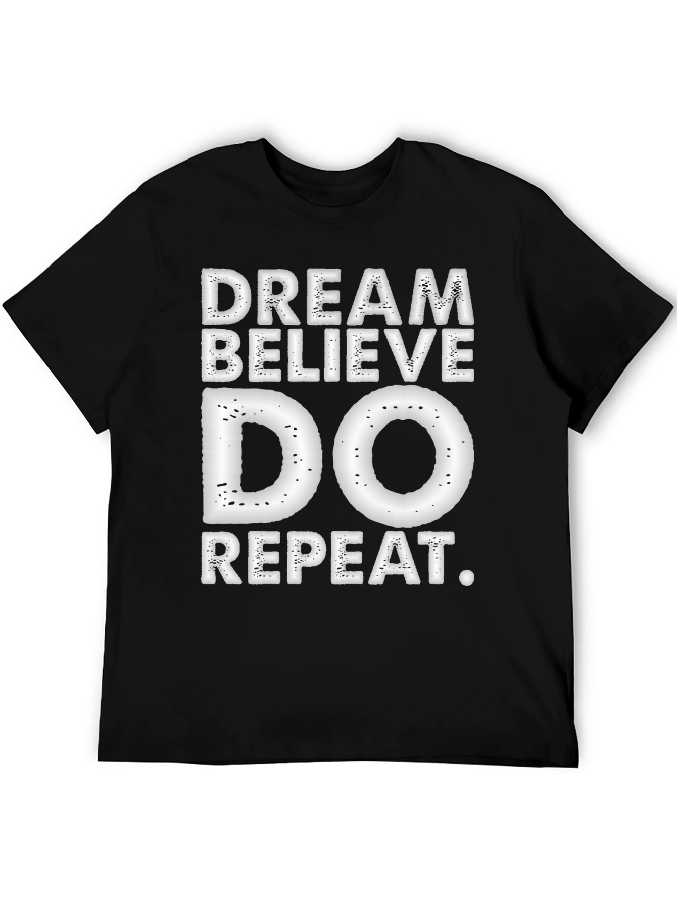 Black Dream Believe Do Repeat T-Shirt view 5