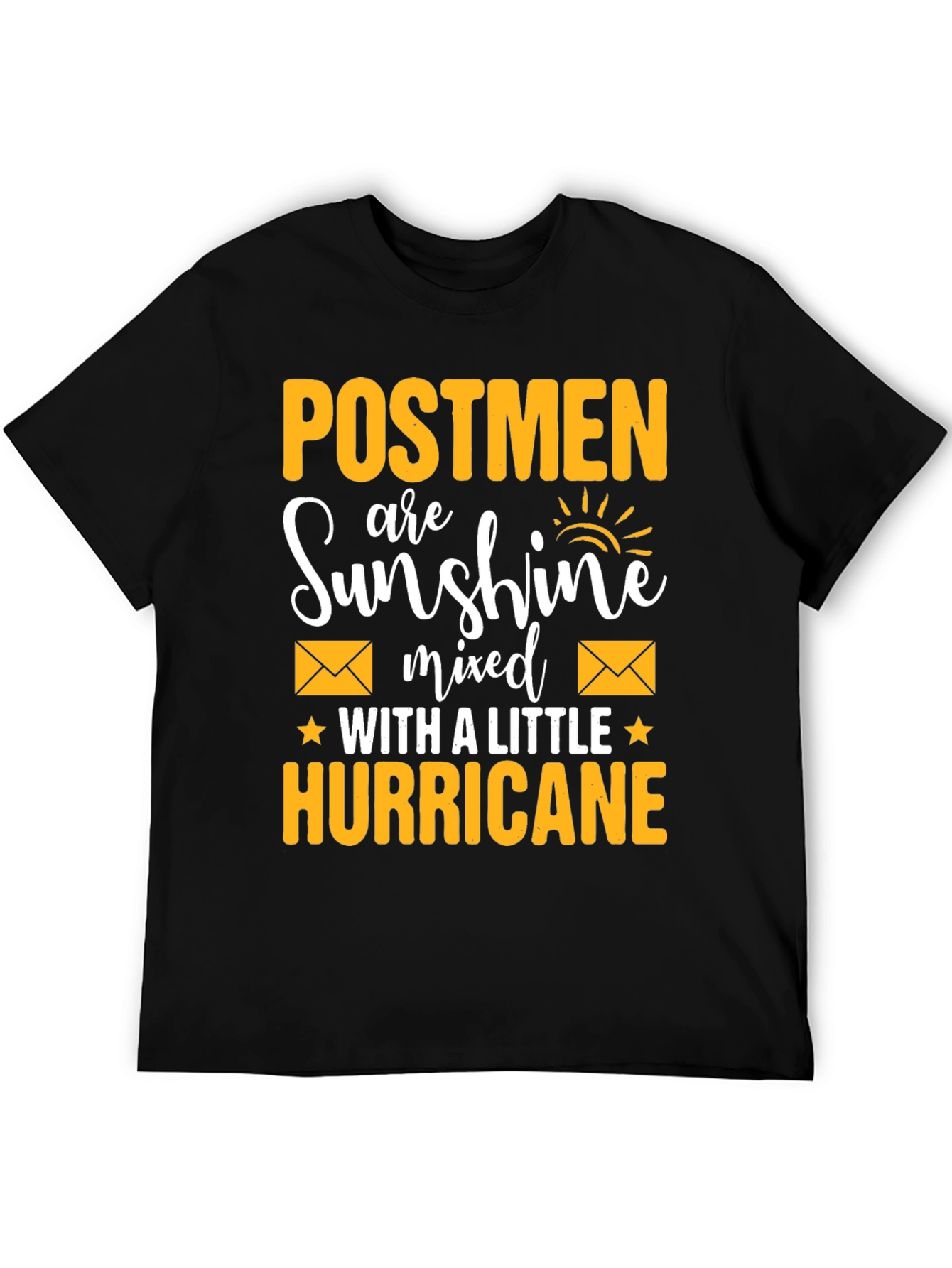 Black Postmen Sunshine Hurricane T-Shirt view 5