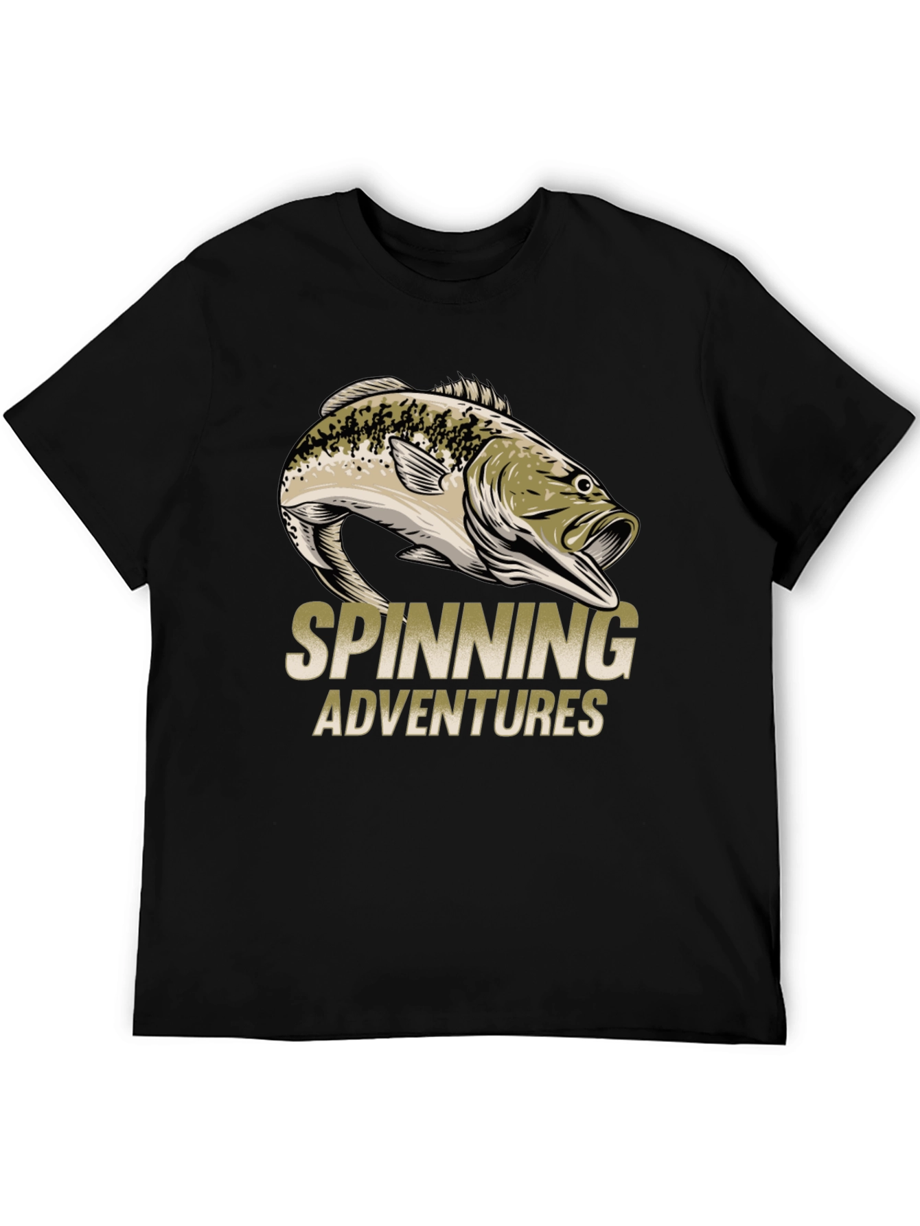 Spinning Adventures Bass Graphic Tee - 5