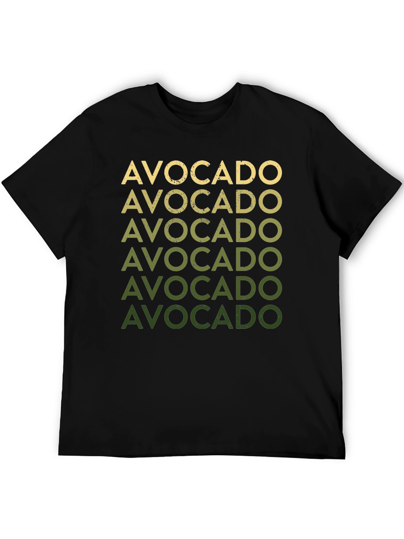 Black Avocado Lover T-Shirt - Funny Vegan Graphic Tee view 5