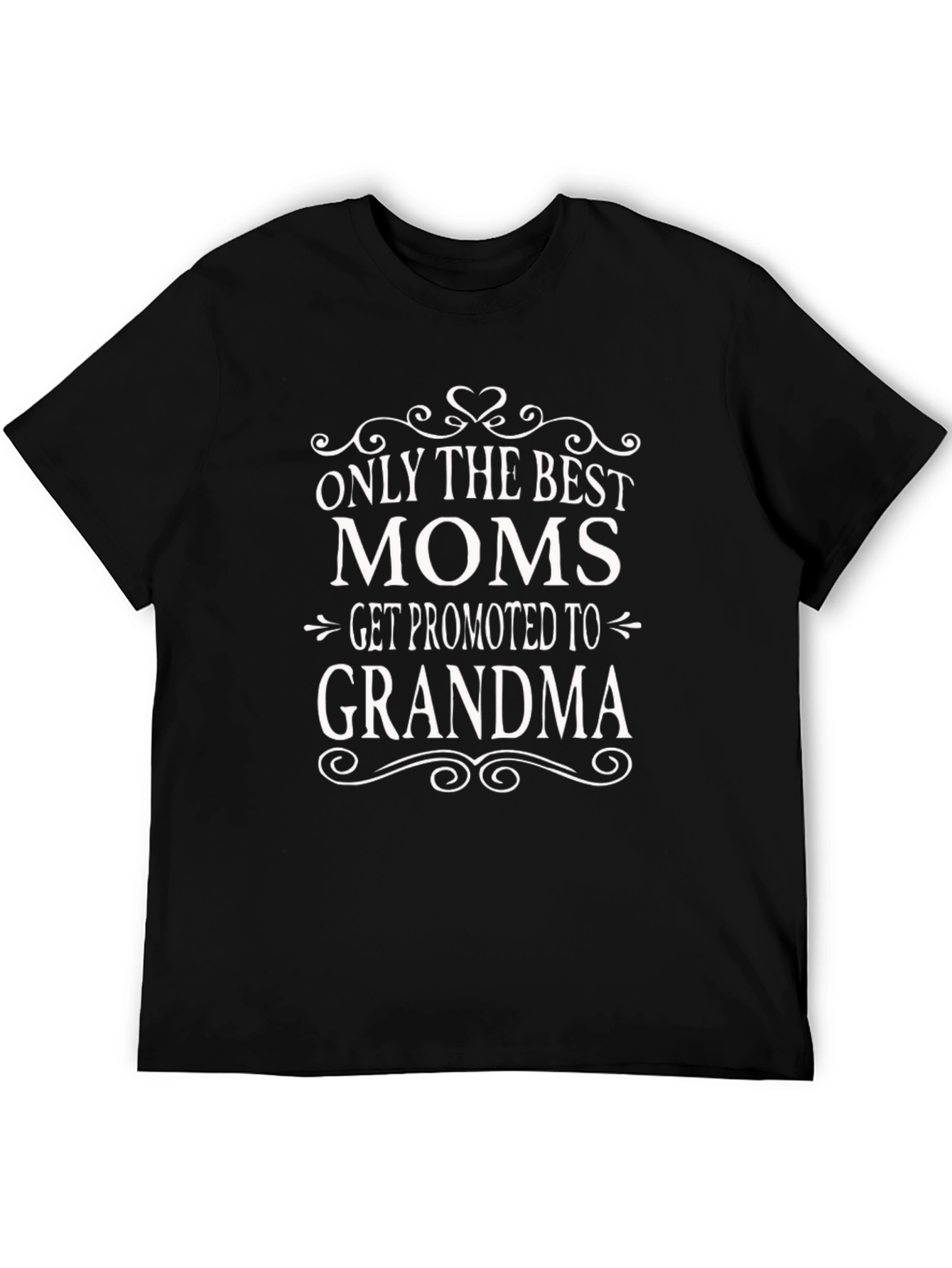 Black Best Moms Get Promoted to Grandma Black Tee view 5