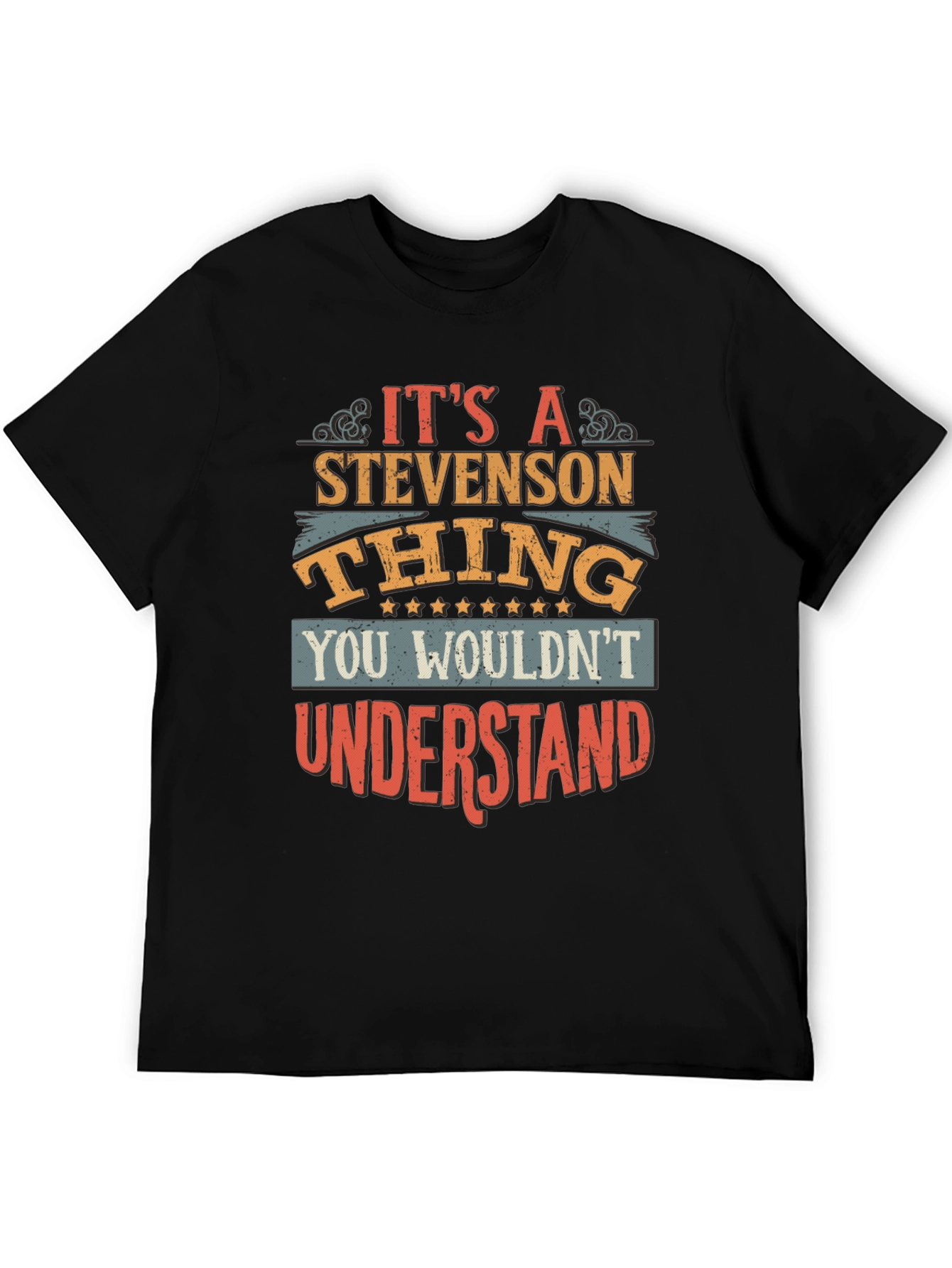 Black It's a Stevenson Thing Graphic Tee view 5