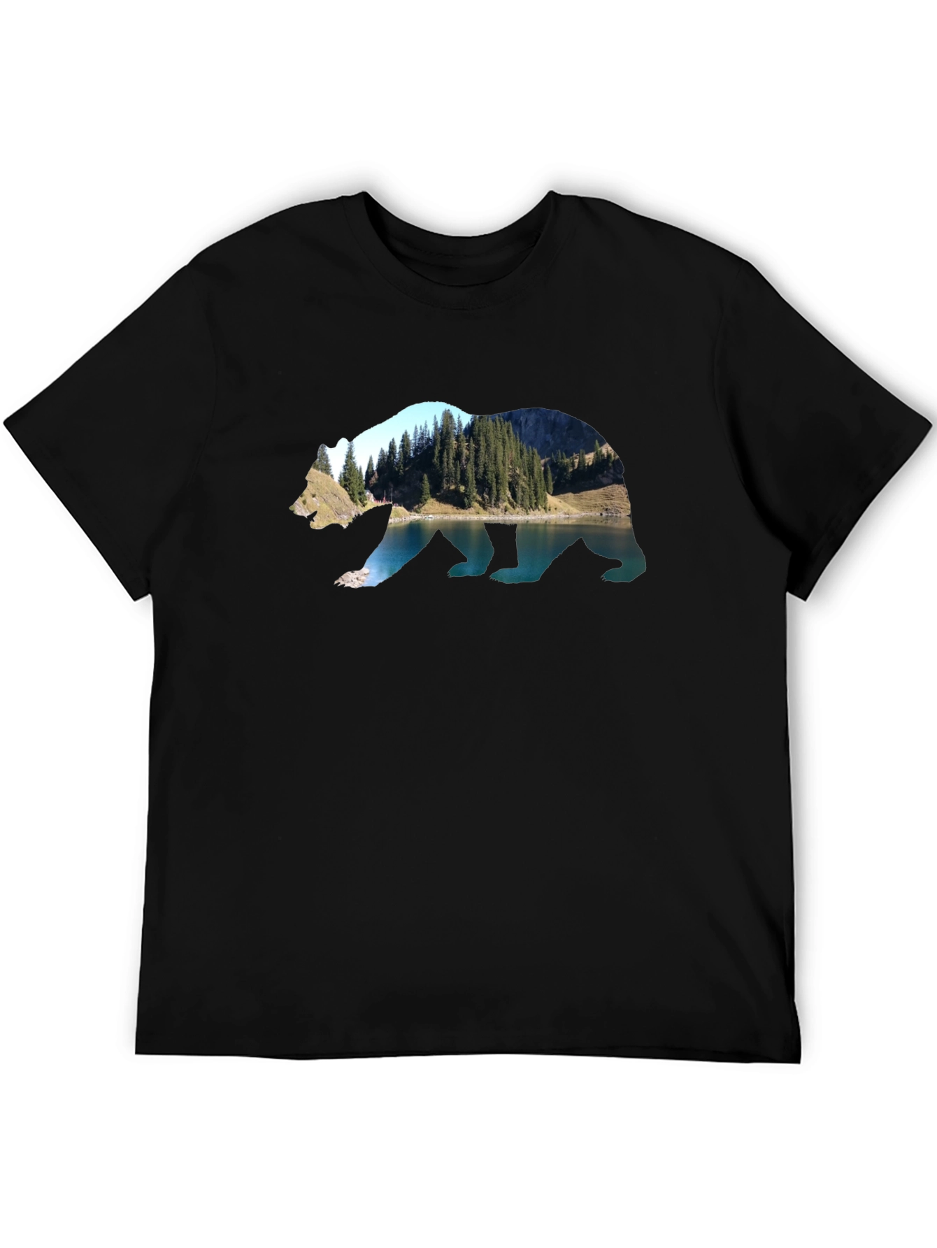 Bear Mountain Graphic Tee - Nature Inspired Design - 5