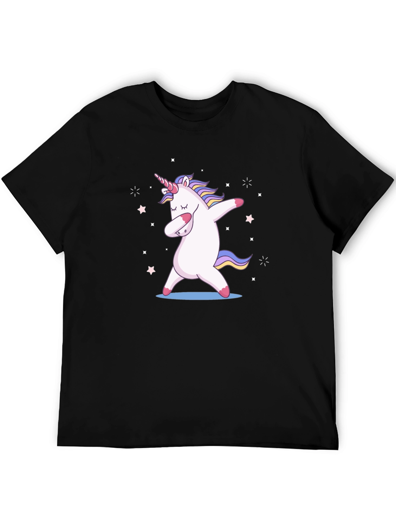 Black Unicorn Dab T-Shirt - Funny & Stylish view 5