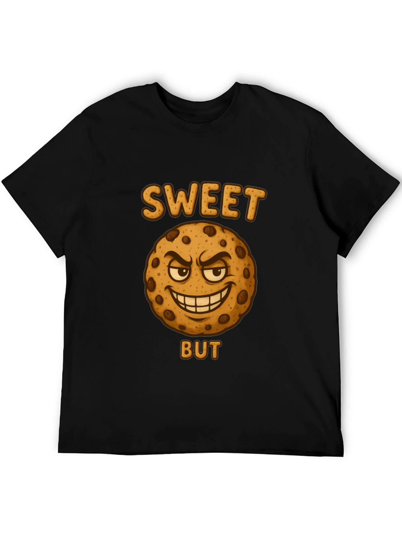 Black Sweet But Evil Cookie Graphic T-Shirt view 5