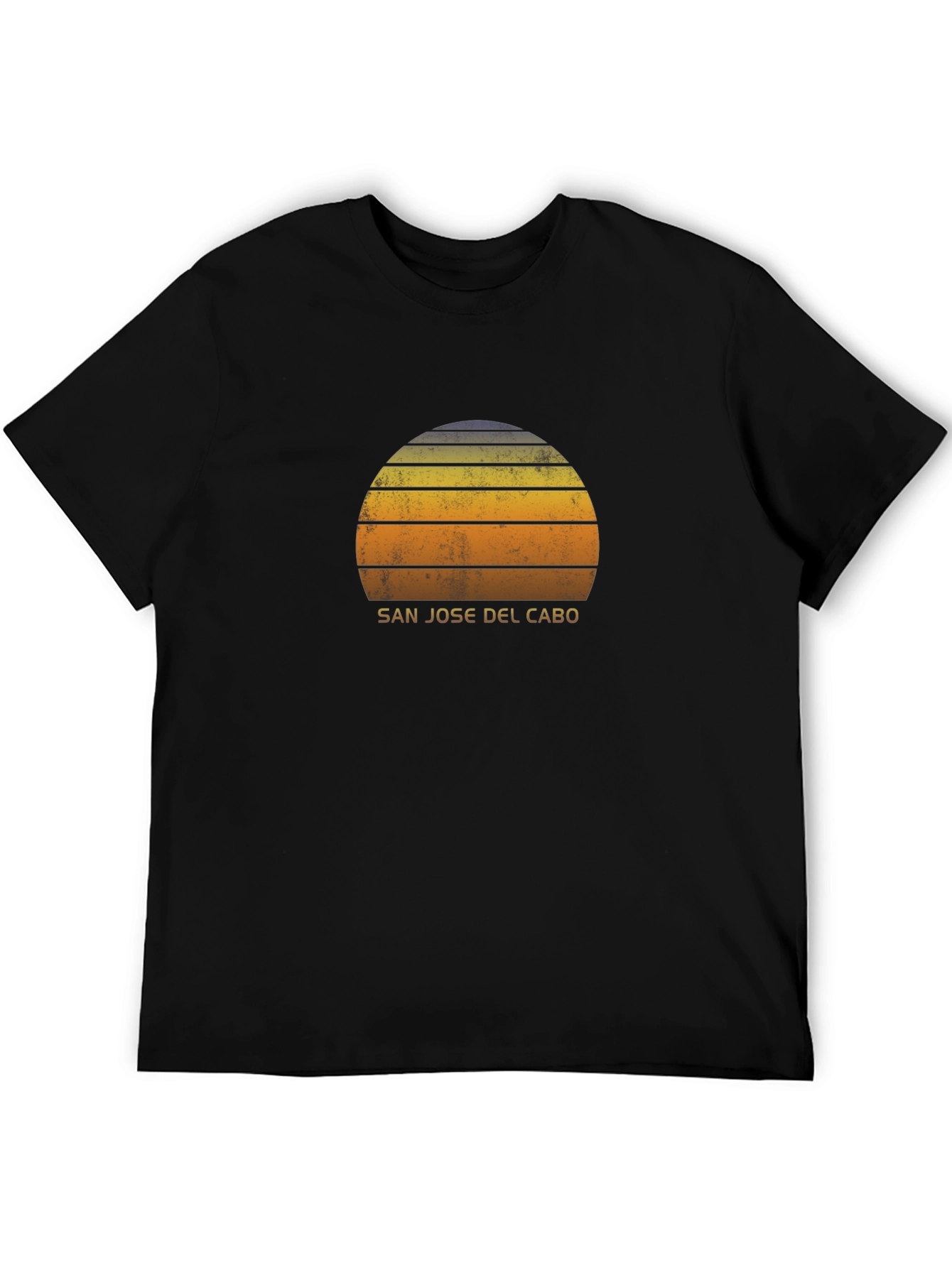 Black San Jose Del Cabo Sunset Graphic Tee - Black view 5