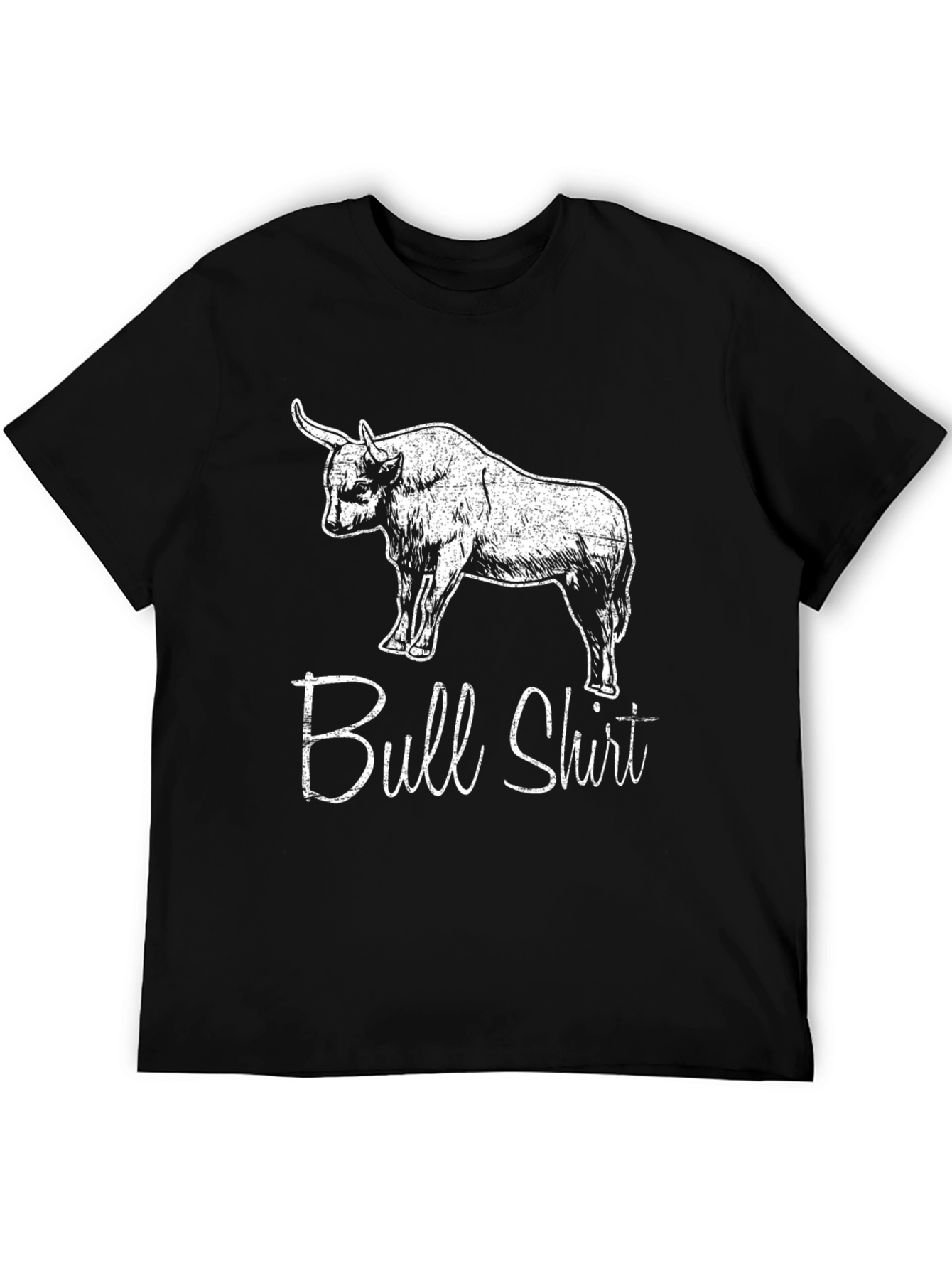 Black Bull Shirt - Funny Graphic Tee view 5