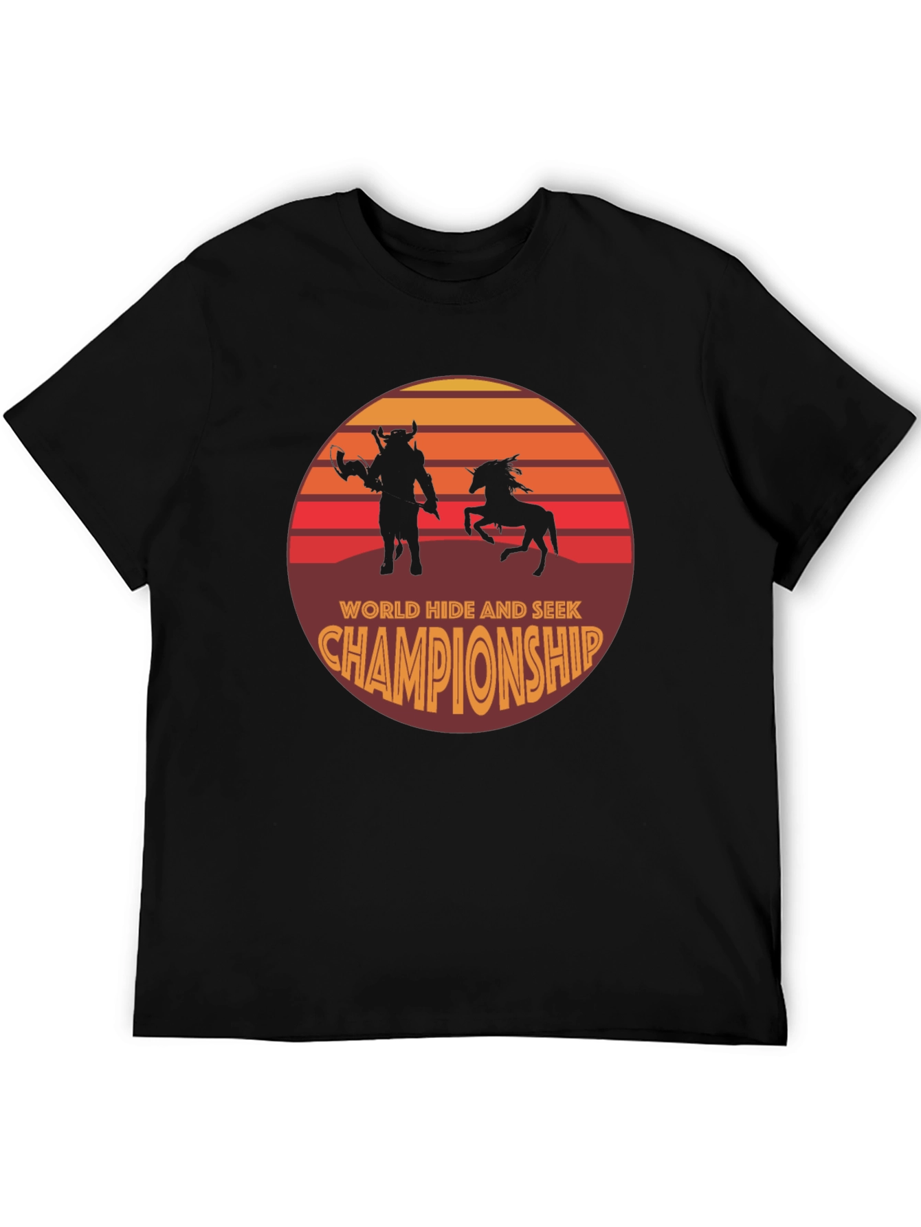 Black World Hide and Seek Championship Graphic Tee view 5