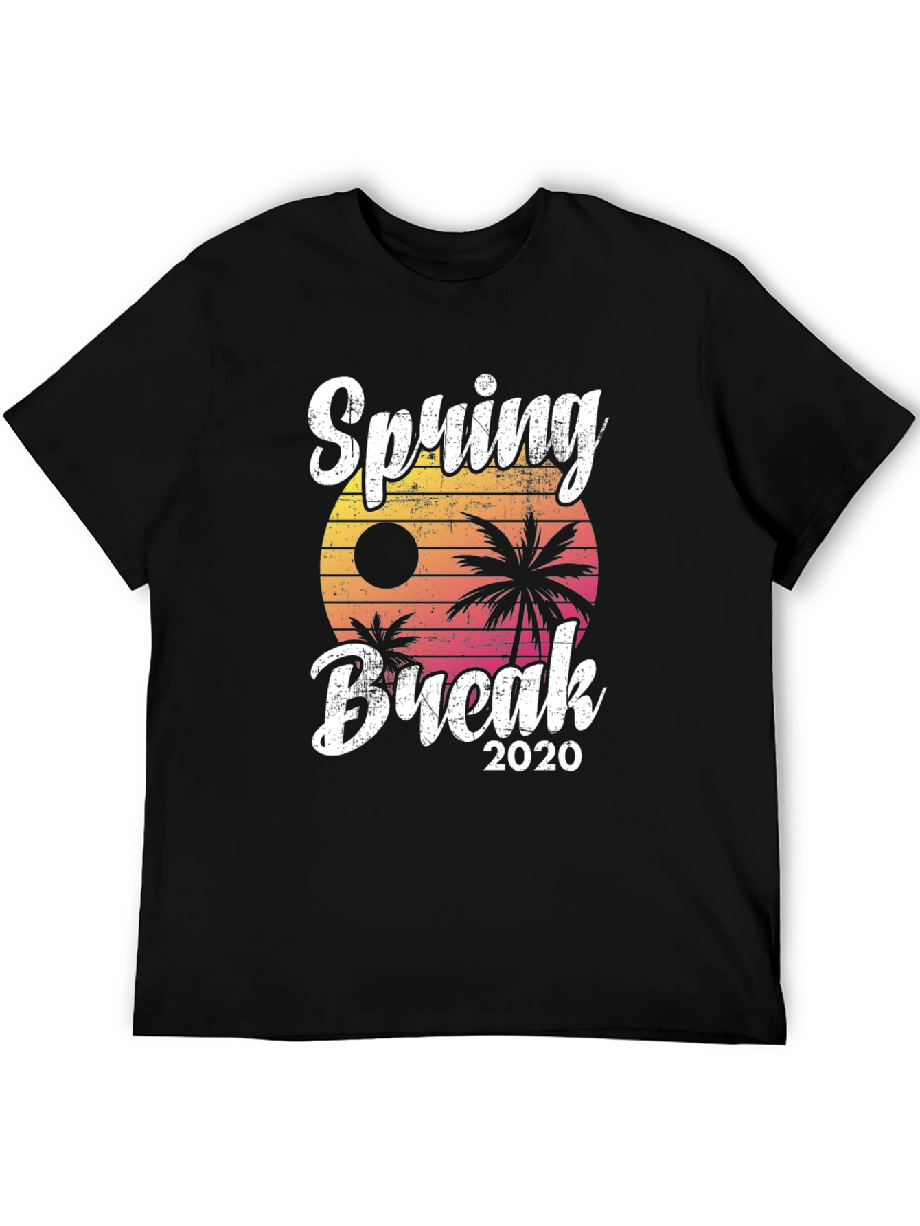 Black Spring Break 2020 Graphic T-Shirt view 5