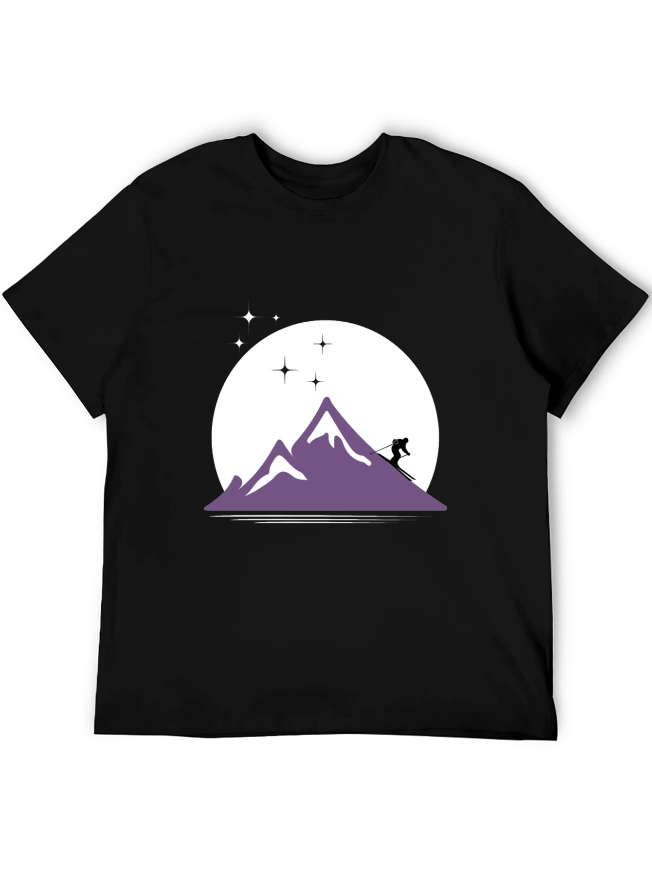 Black Mountain Skier Graphic Tee view 5
