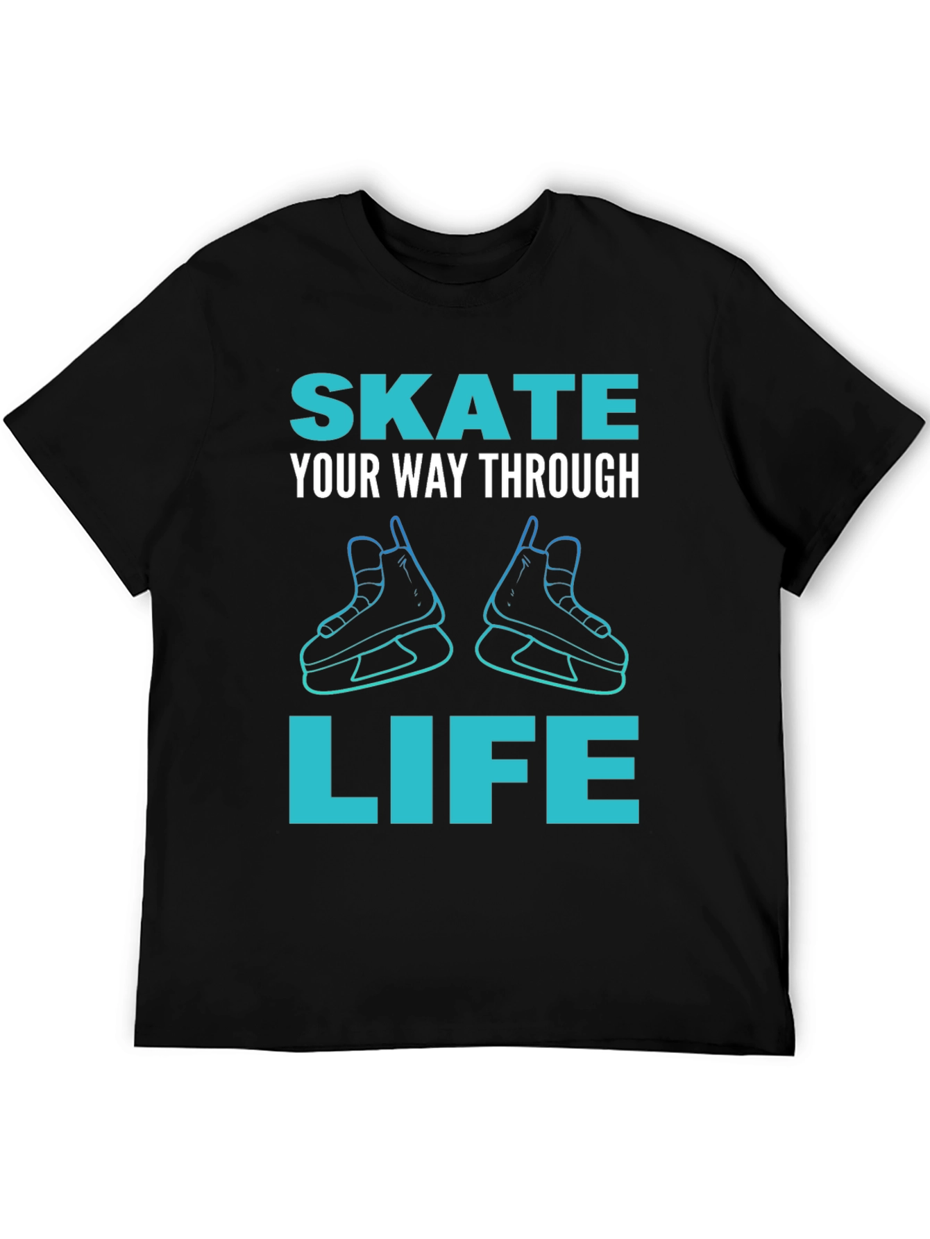 Black Skate Through Life Graphic Tee view 5