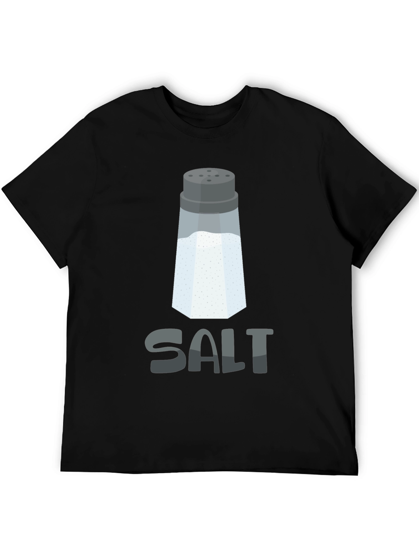 Black Salt Graphic Tee - Funny Pun T-Shirt view 5