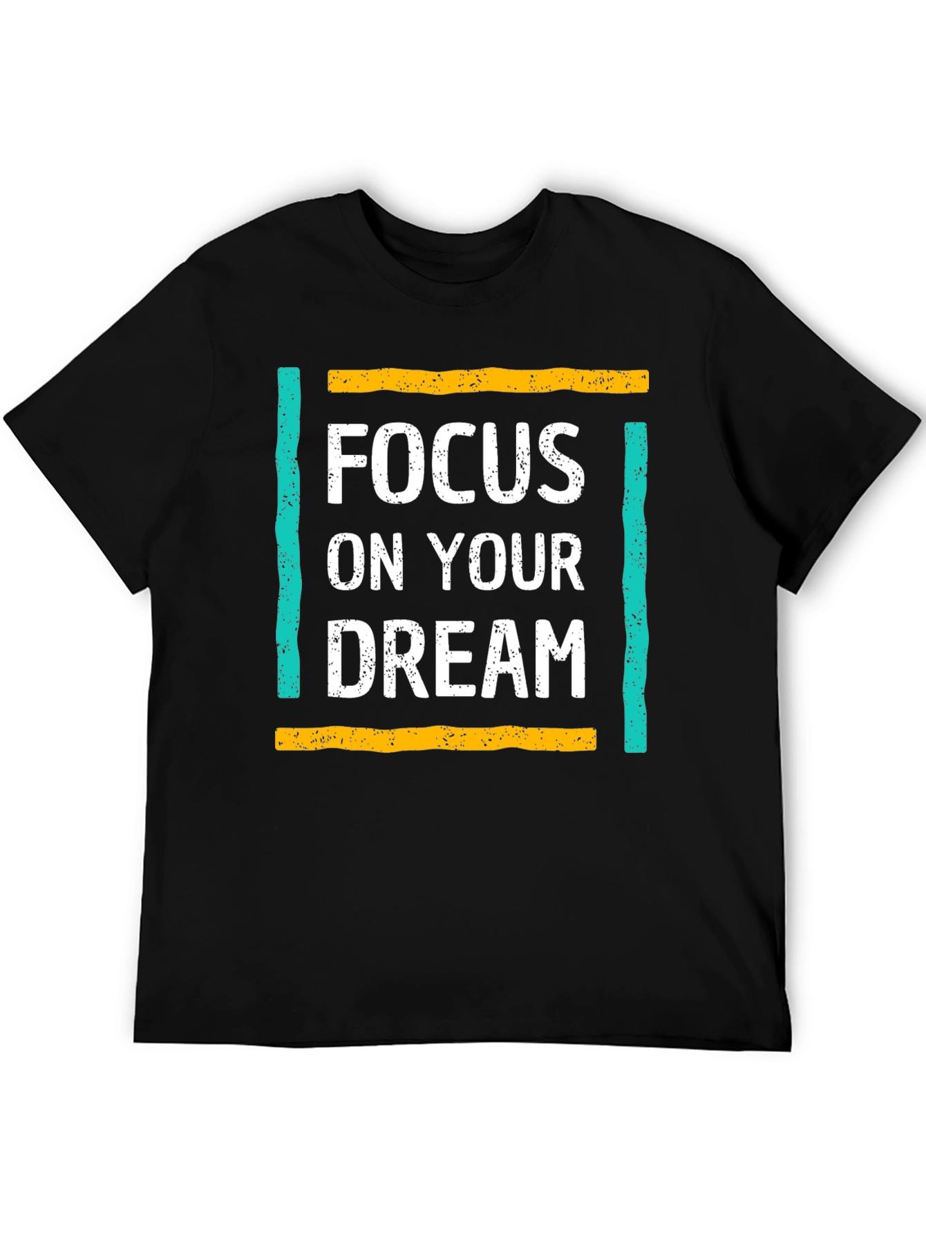 Black Focus On Your Dream T-Shirt view 5