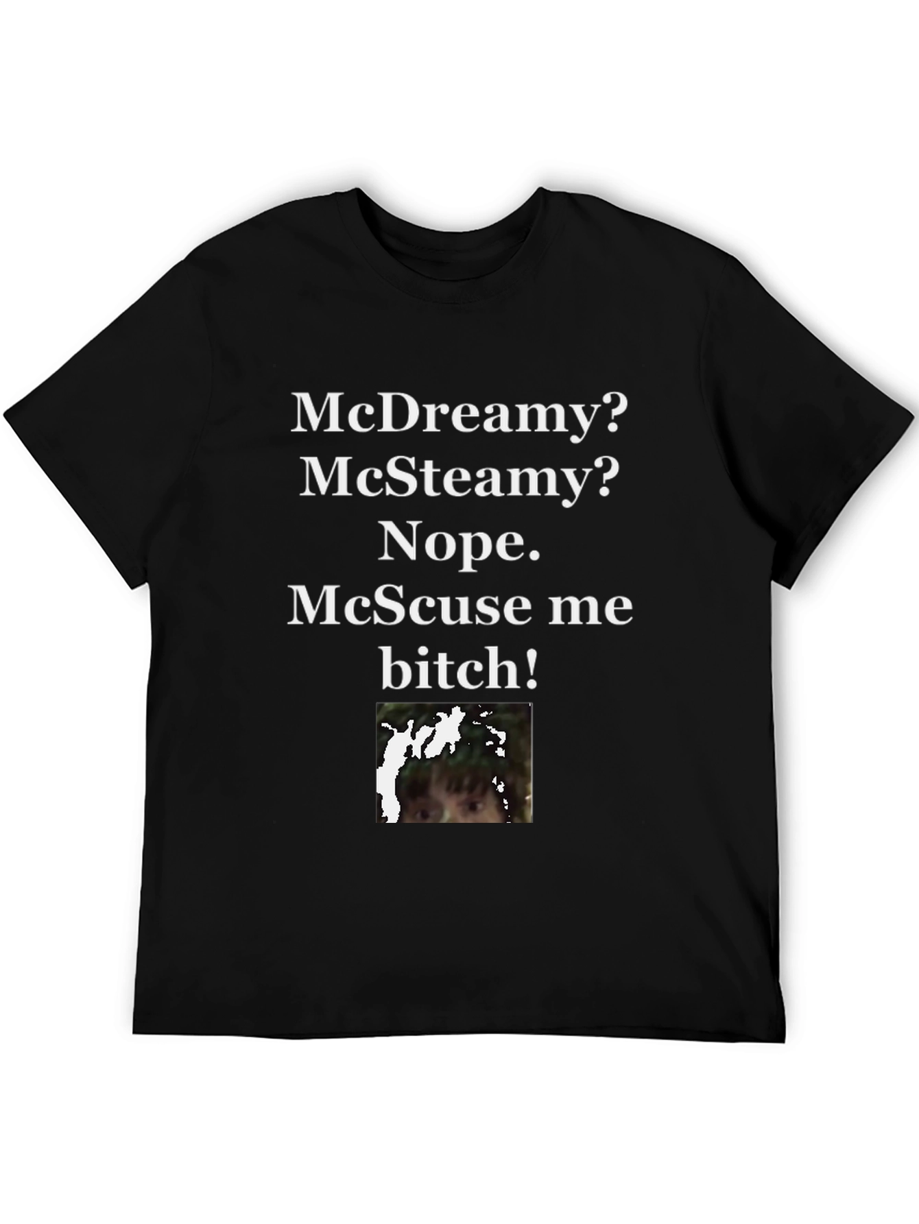 Black McDreamy? Graphic Novelty T-Shirt - Black view 5