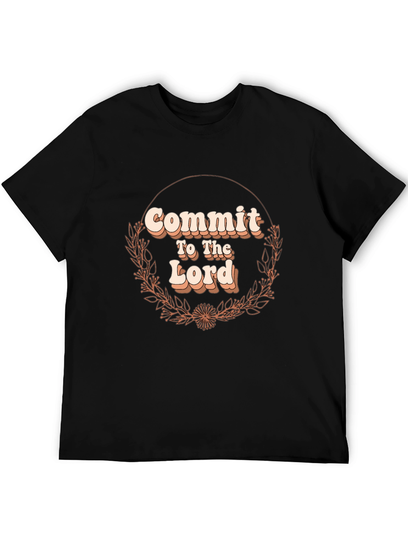Black Commit To The Lord T-Shirt view 5