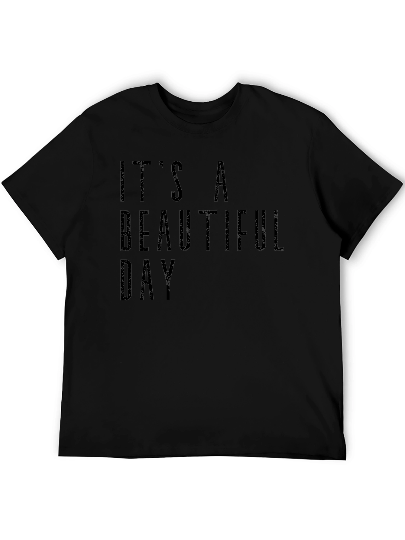 Black It's a Beautiful Day T-Shirt - Black view 5