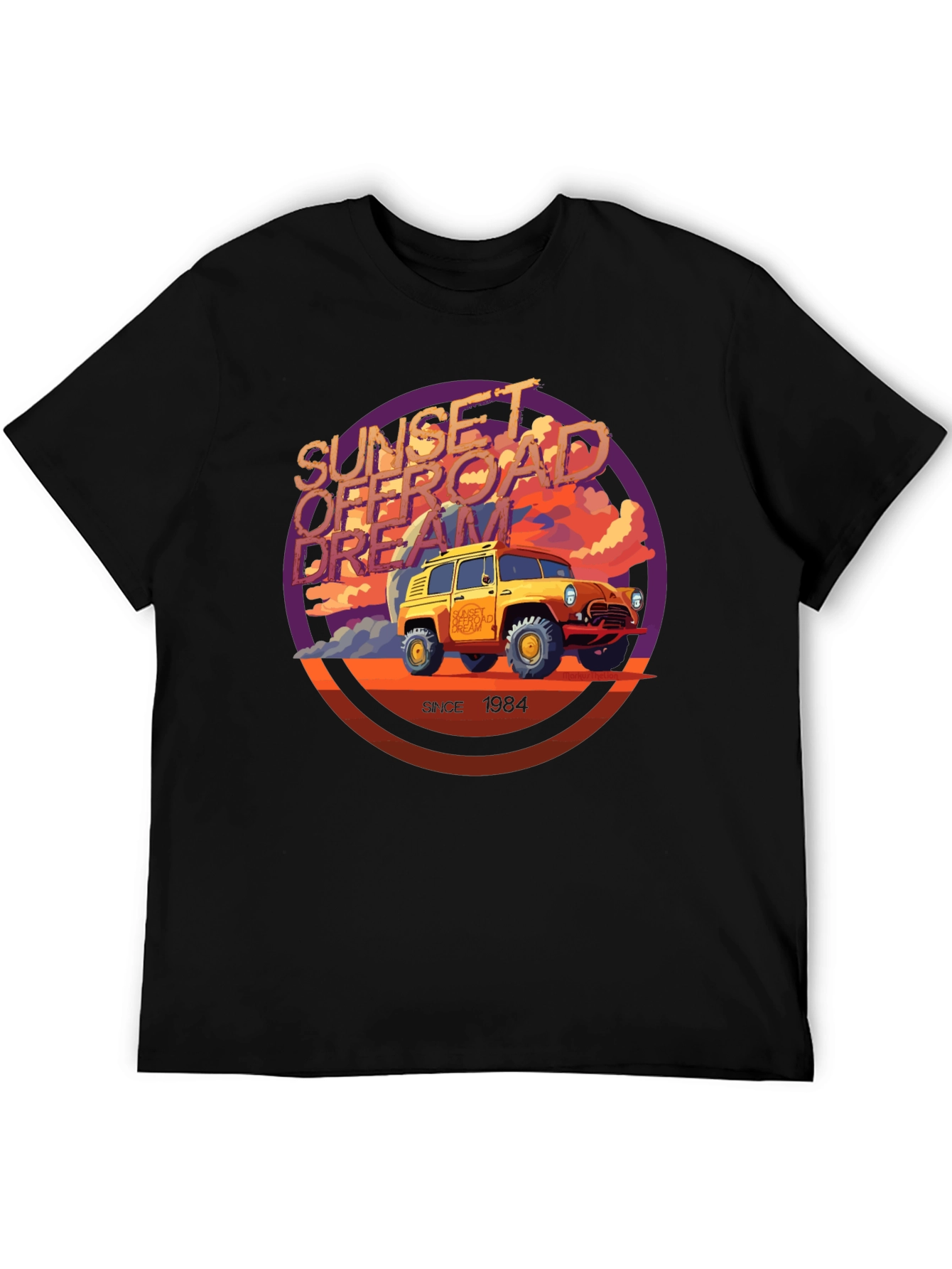 Black Sunset Offroad Dream Tee - Since 1984 view 5