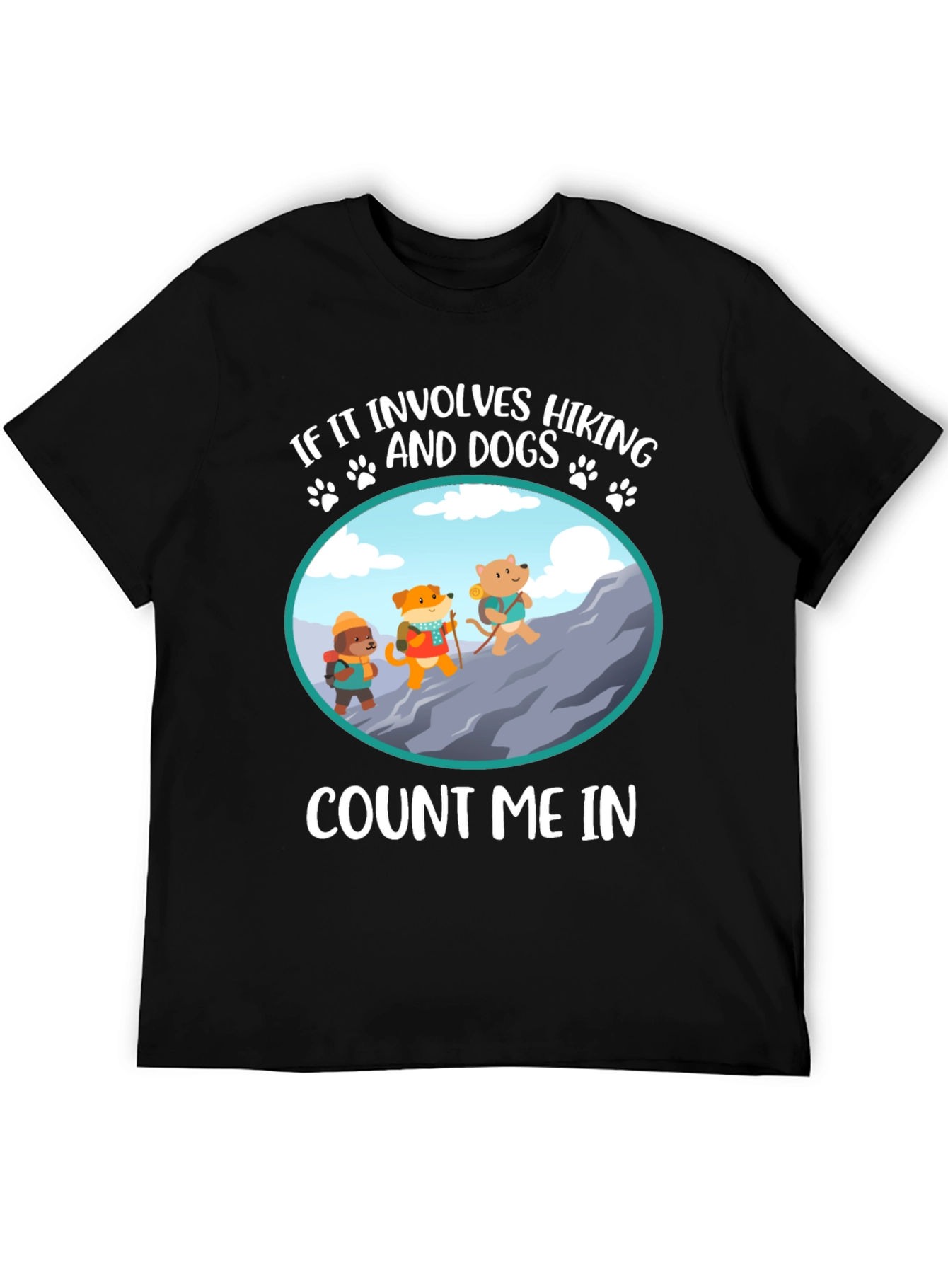 Hiking Dogs Graphic Tee - Count Me In! - 5