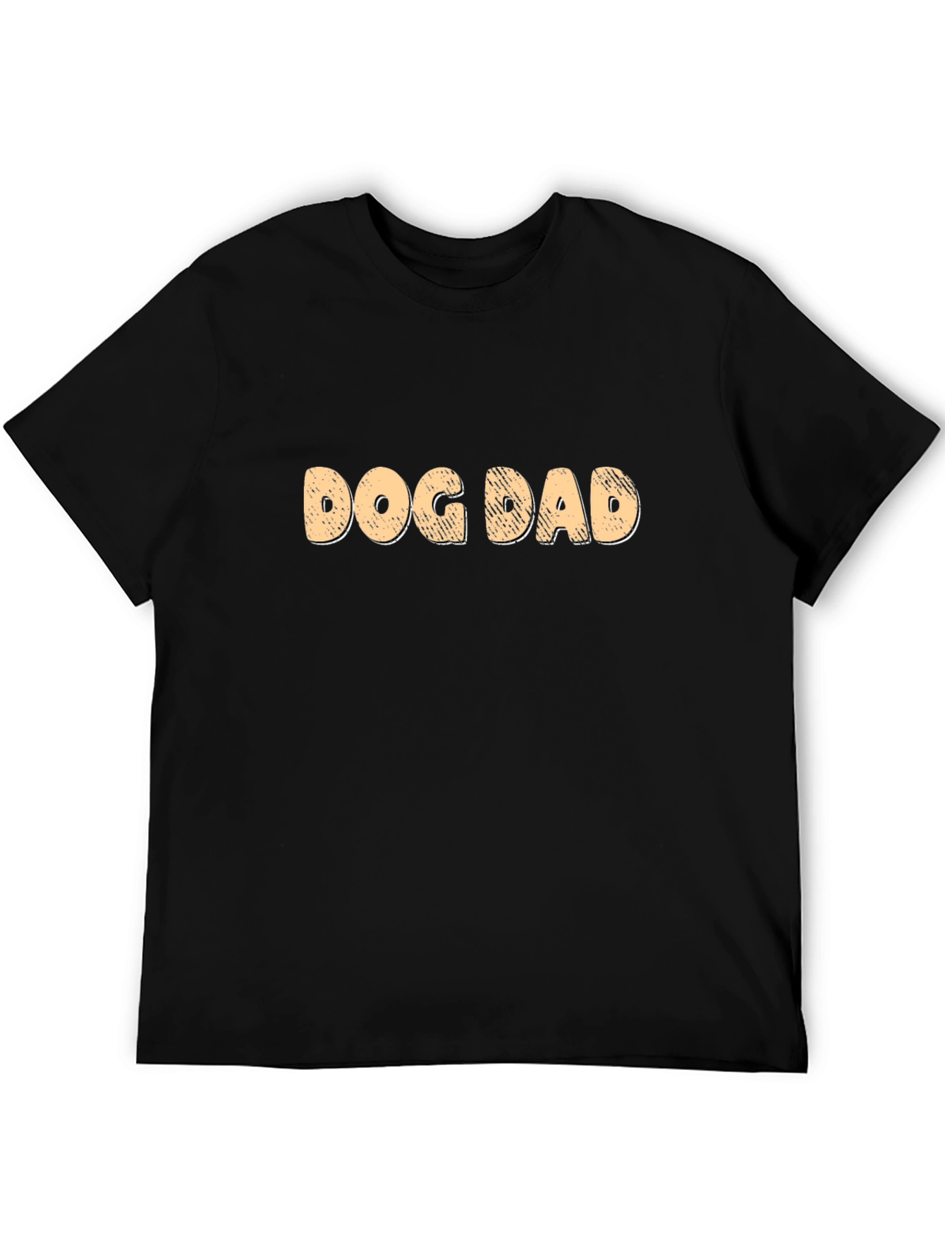 Black Dog Dad T-Shirt - Black Tee view 5