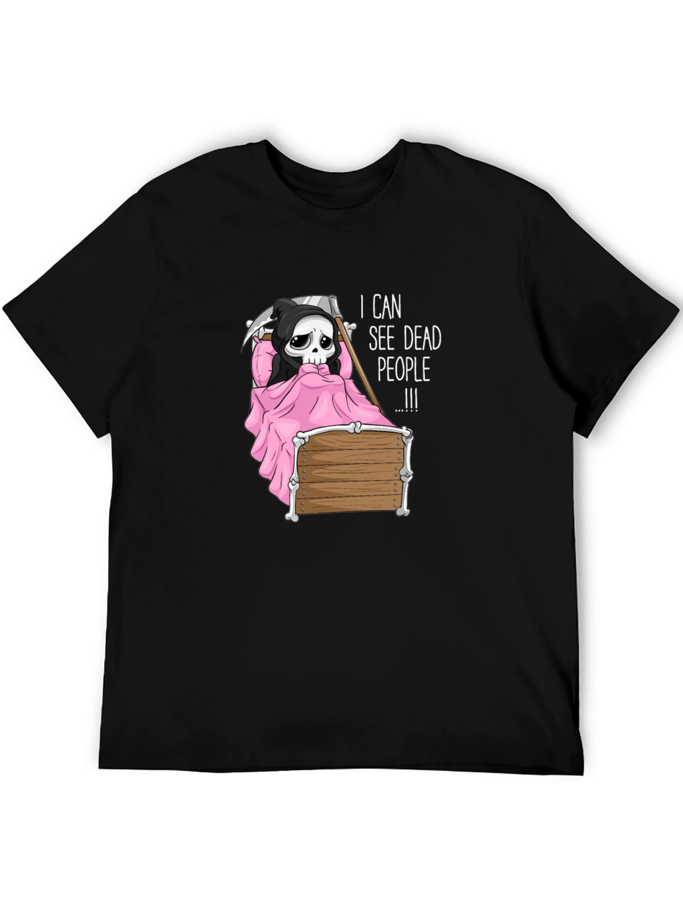 Black I Can See Dead People T-Shirt view 5