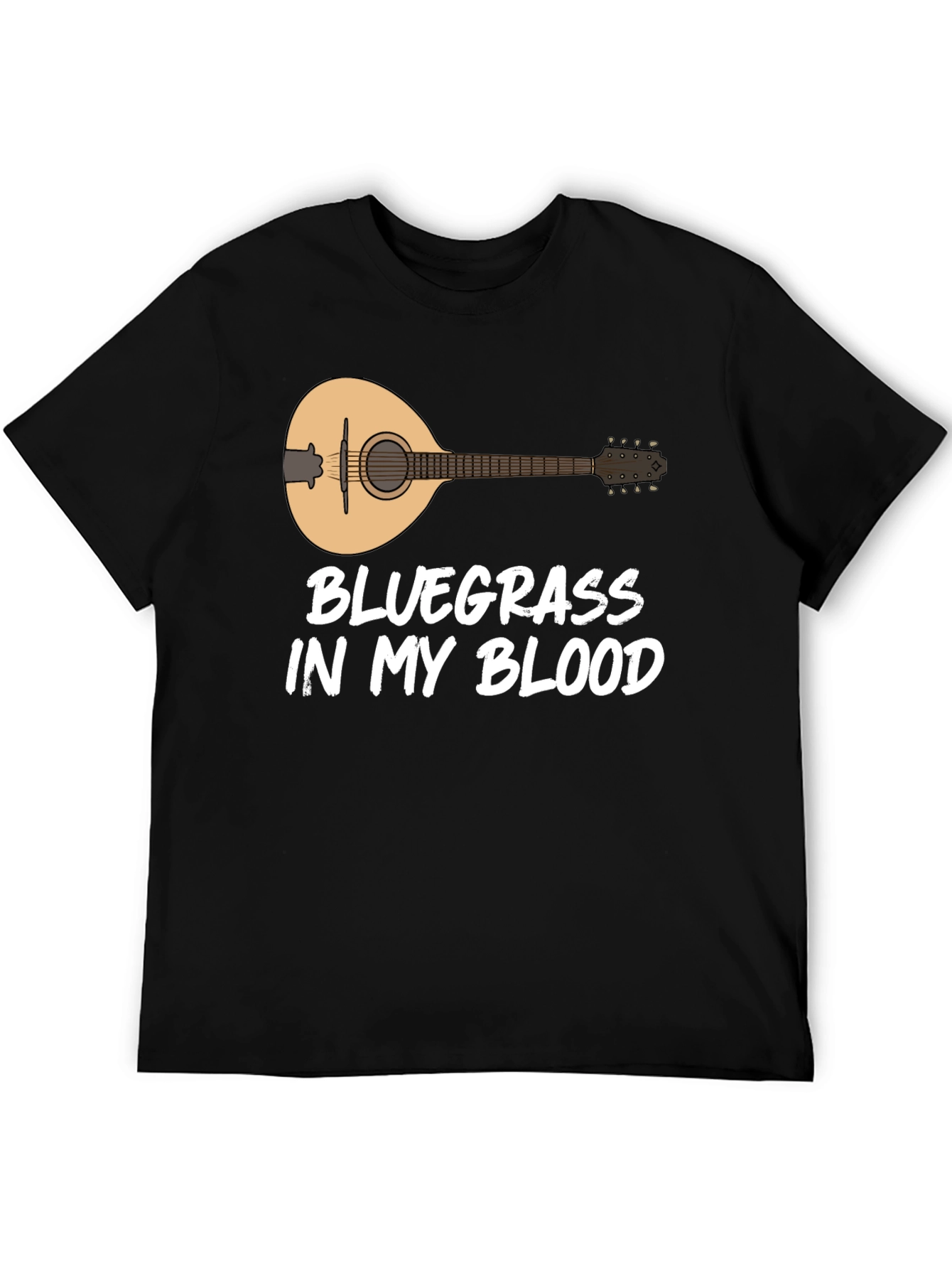 Black Bluegrass In My Blood Graphic Tee view 5