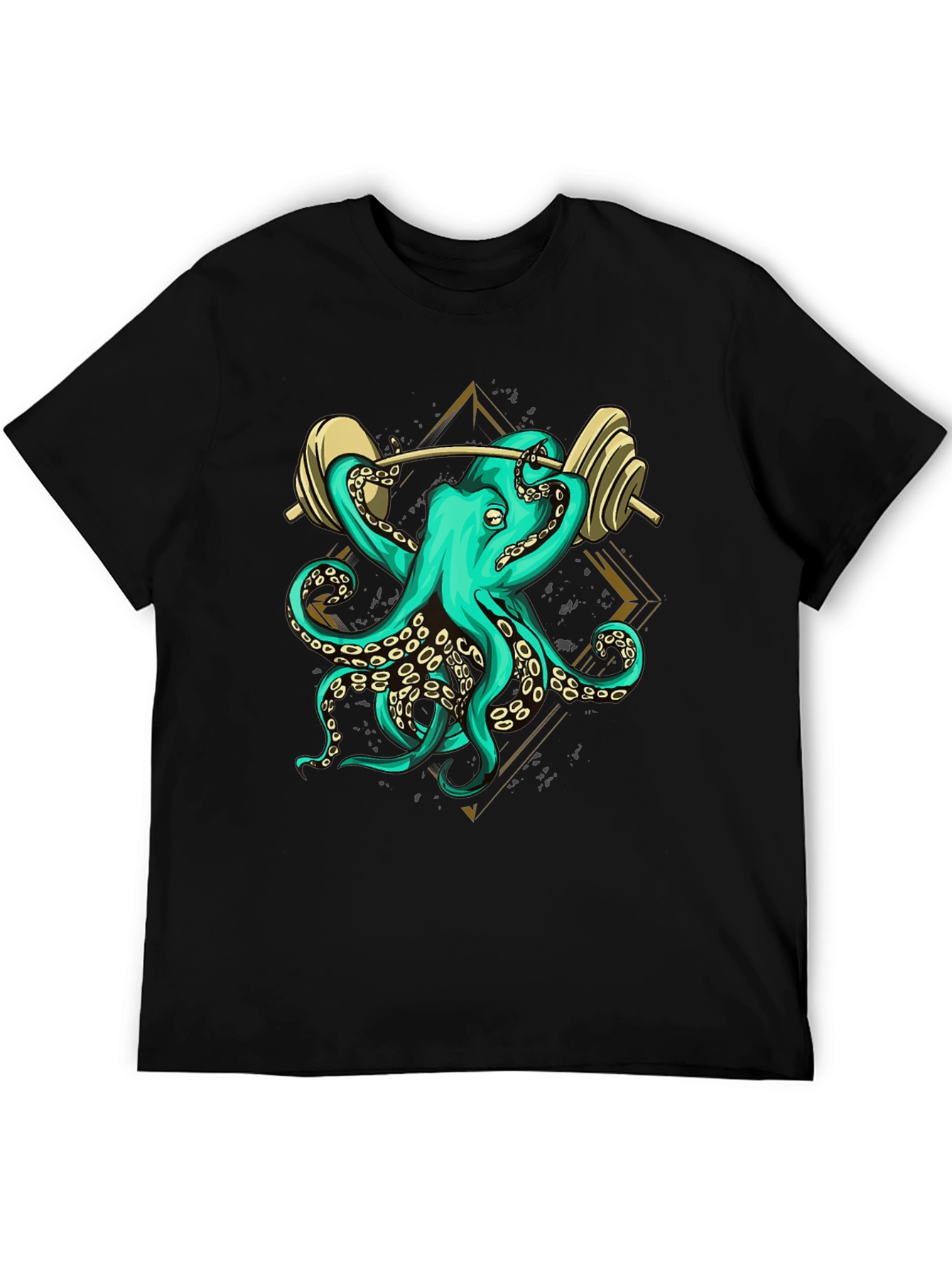 Octopus Lifting Weights Graphic Tee - 5