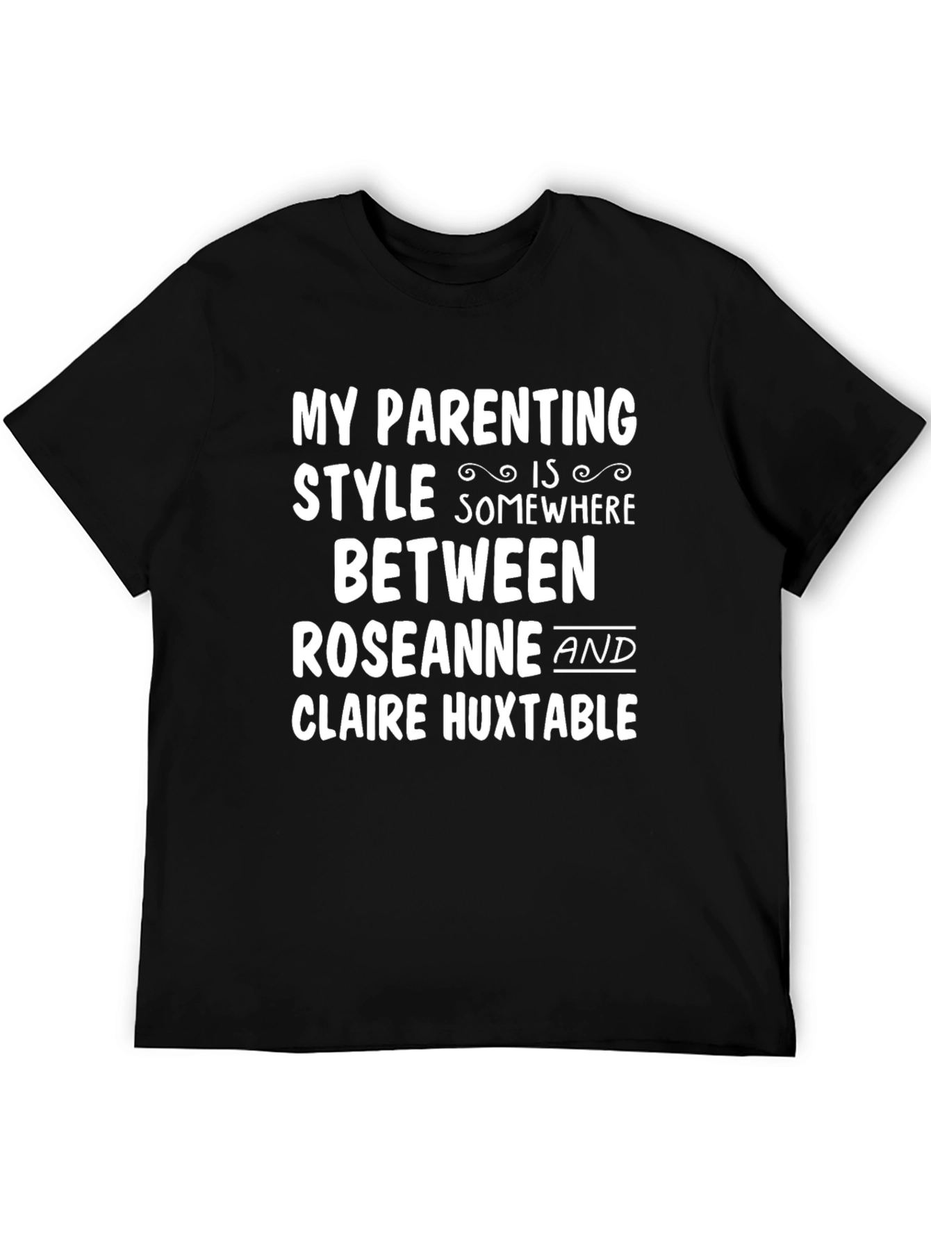 Black My Parenting Style T-Shirt view 5