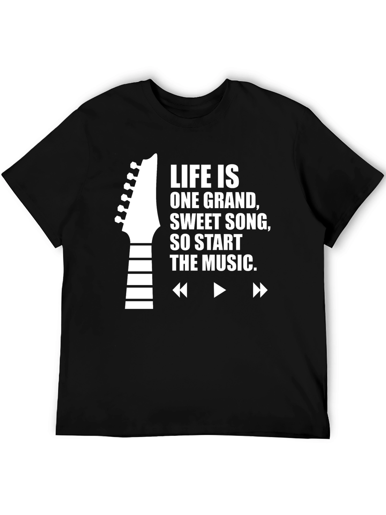 Black Life Is One Grand Song Graphic Tee view 5