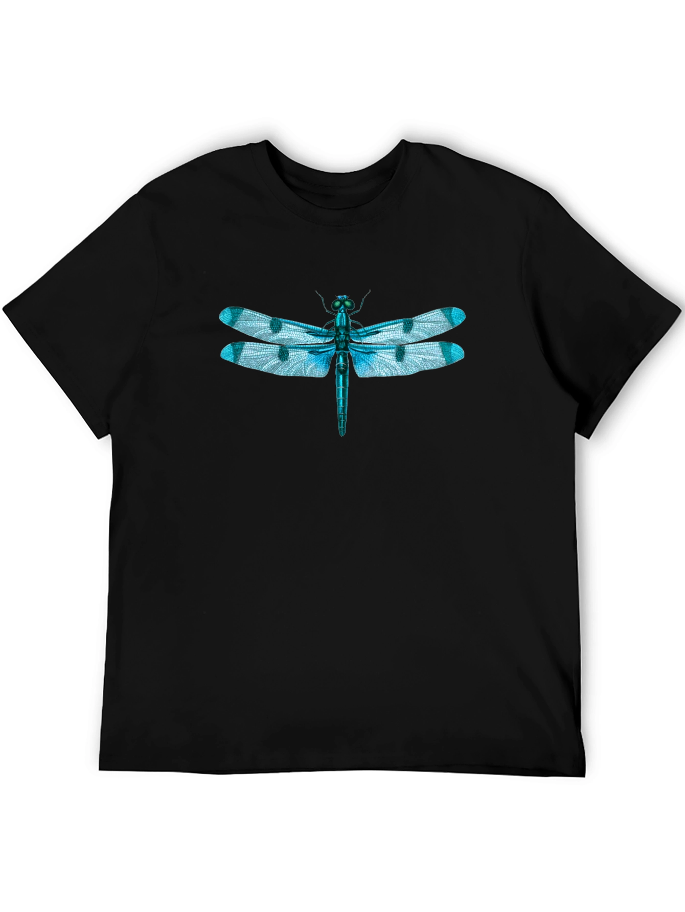 Black Dragonfly Graphic Tee - Unique Insect T-Shirt view 5