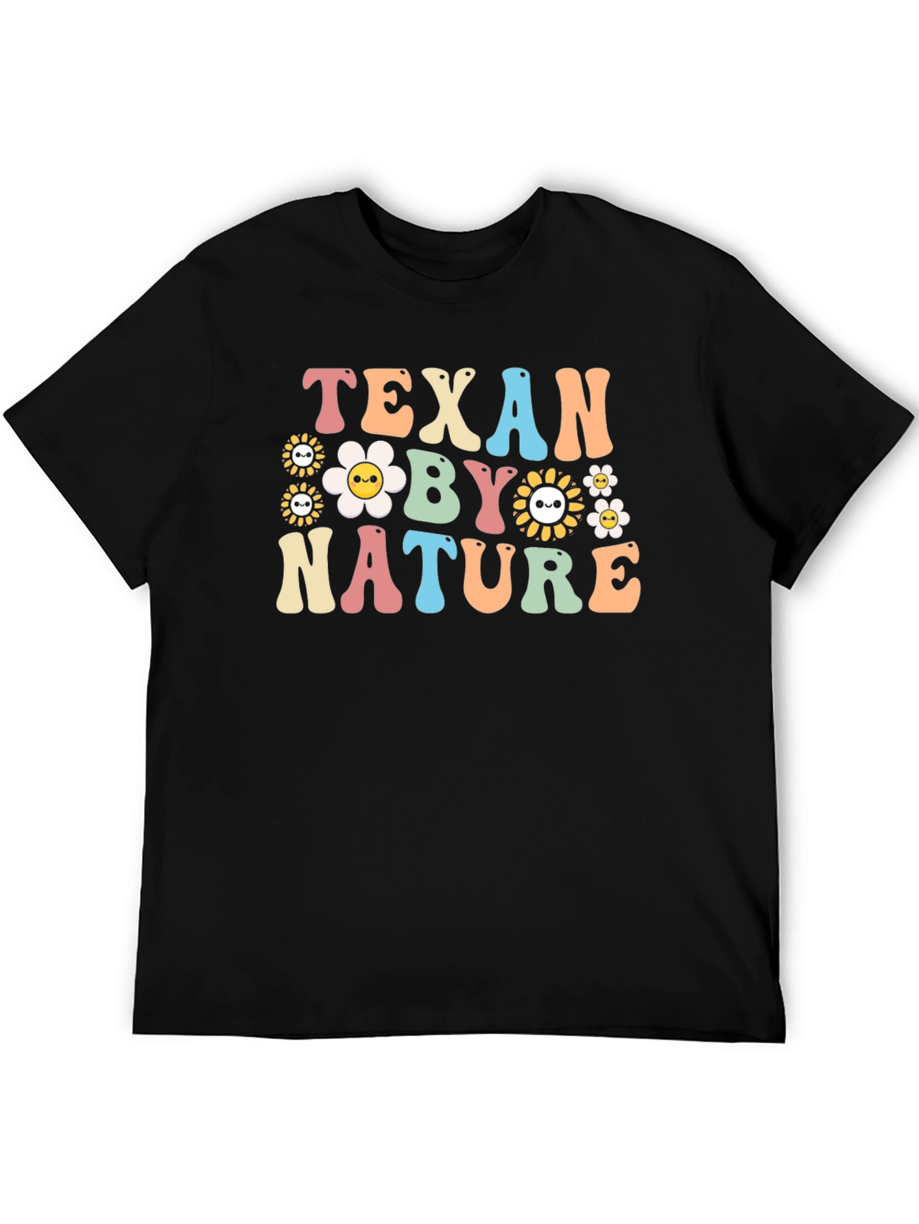 Black Texan By Nature Graphic T-Shirt view 5