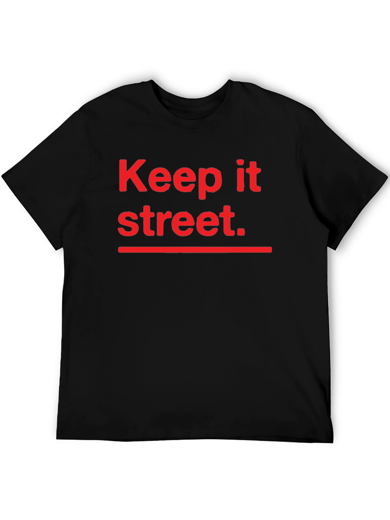 Black Keep It Street Black T-Shirt view 5